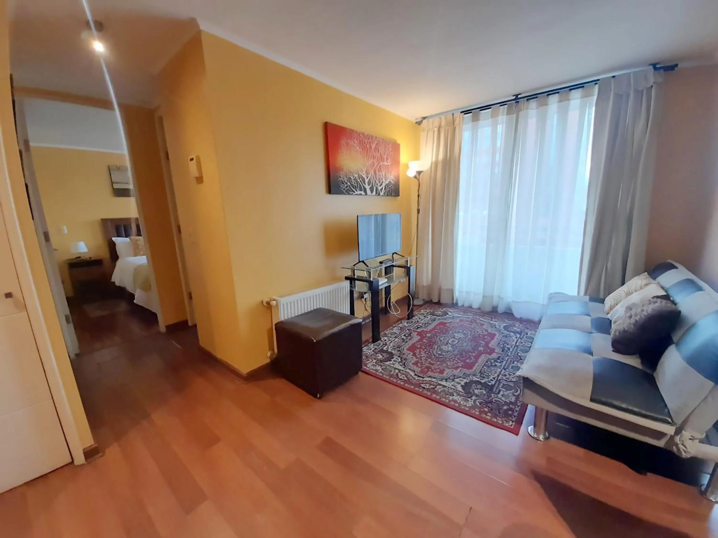 Decorative detail, Bed in VIP Apartments Chile