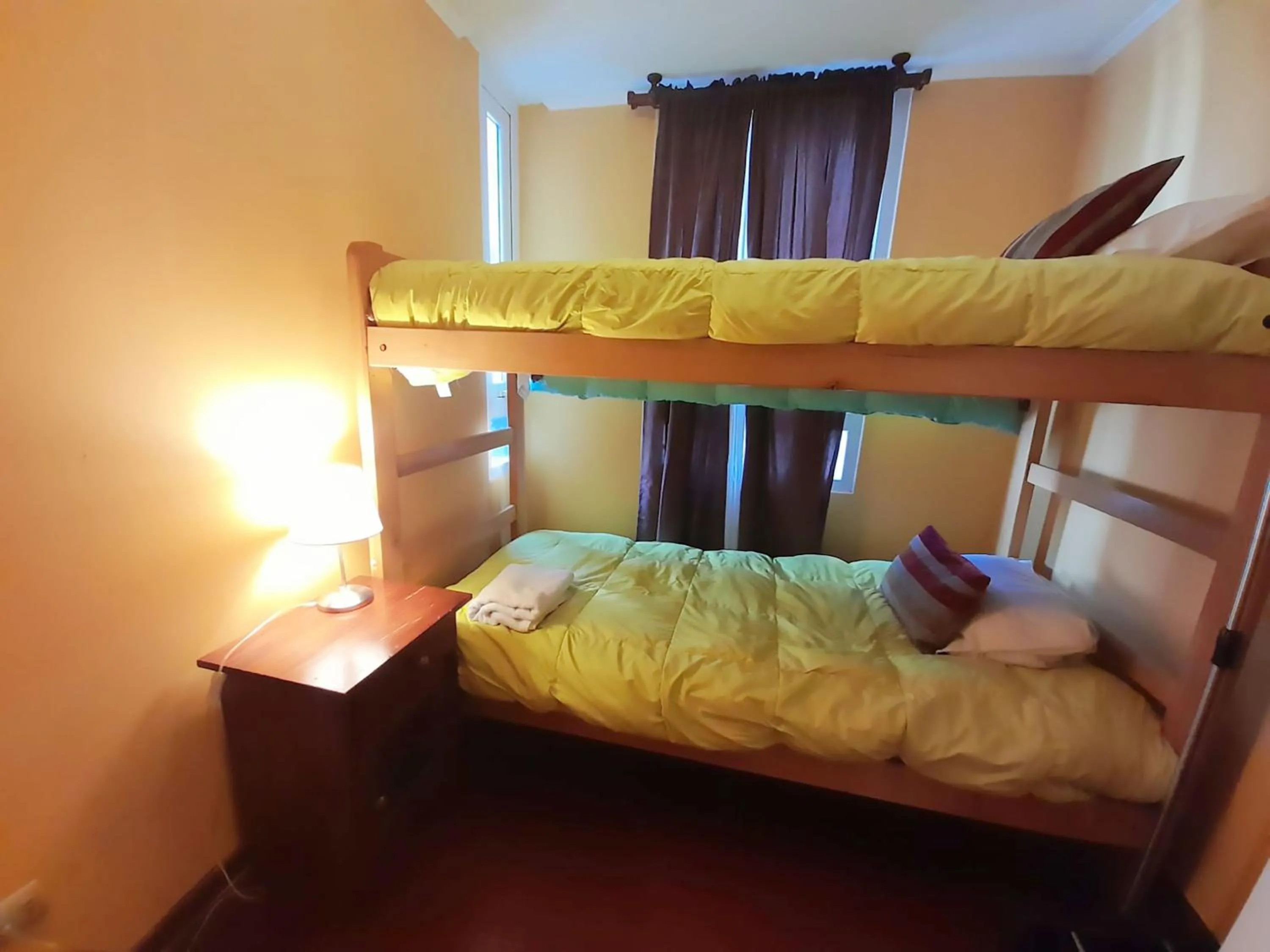 Decorative detail, Bed in VIP Apartments Chile