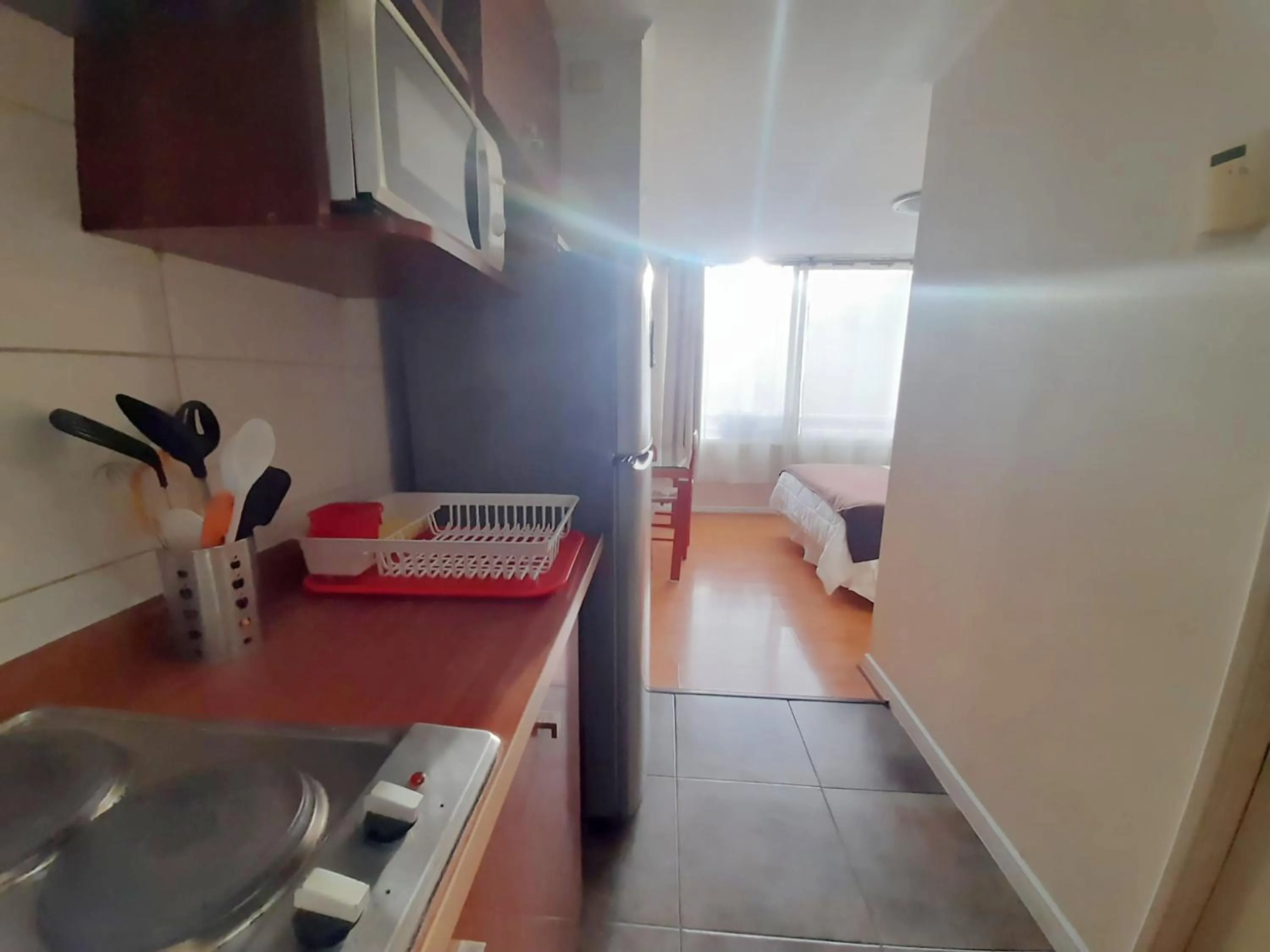 Kitchen or kitchenette in VIP Apartments Chile
