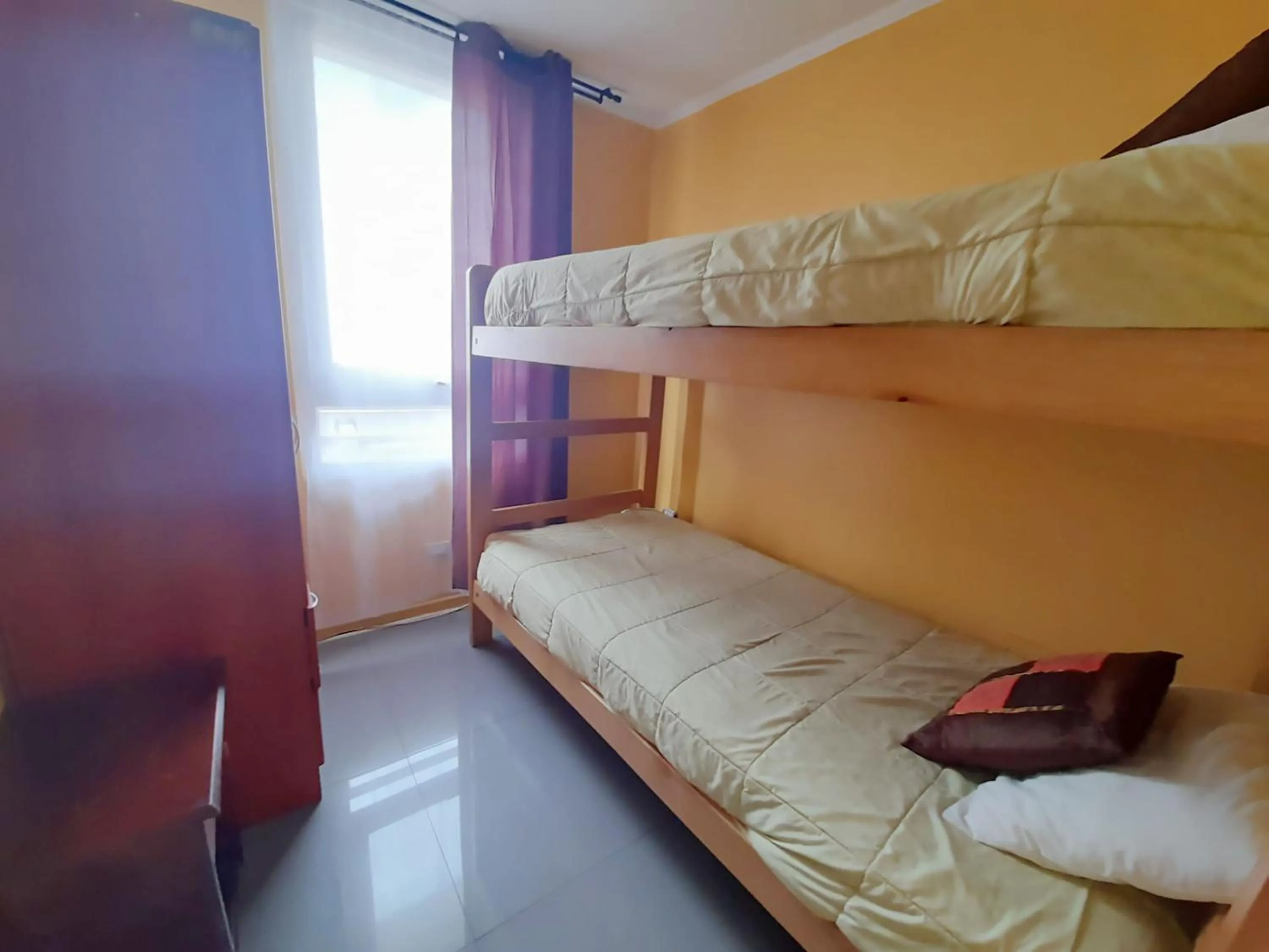 Decorative detail, Bed in VIP Apartments Chile