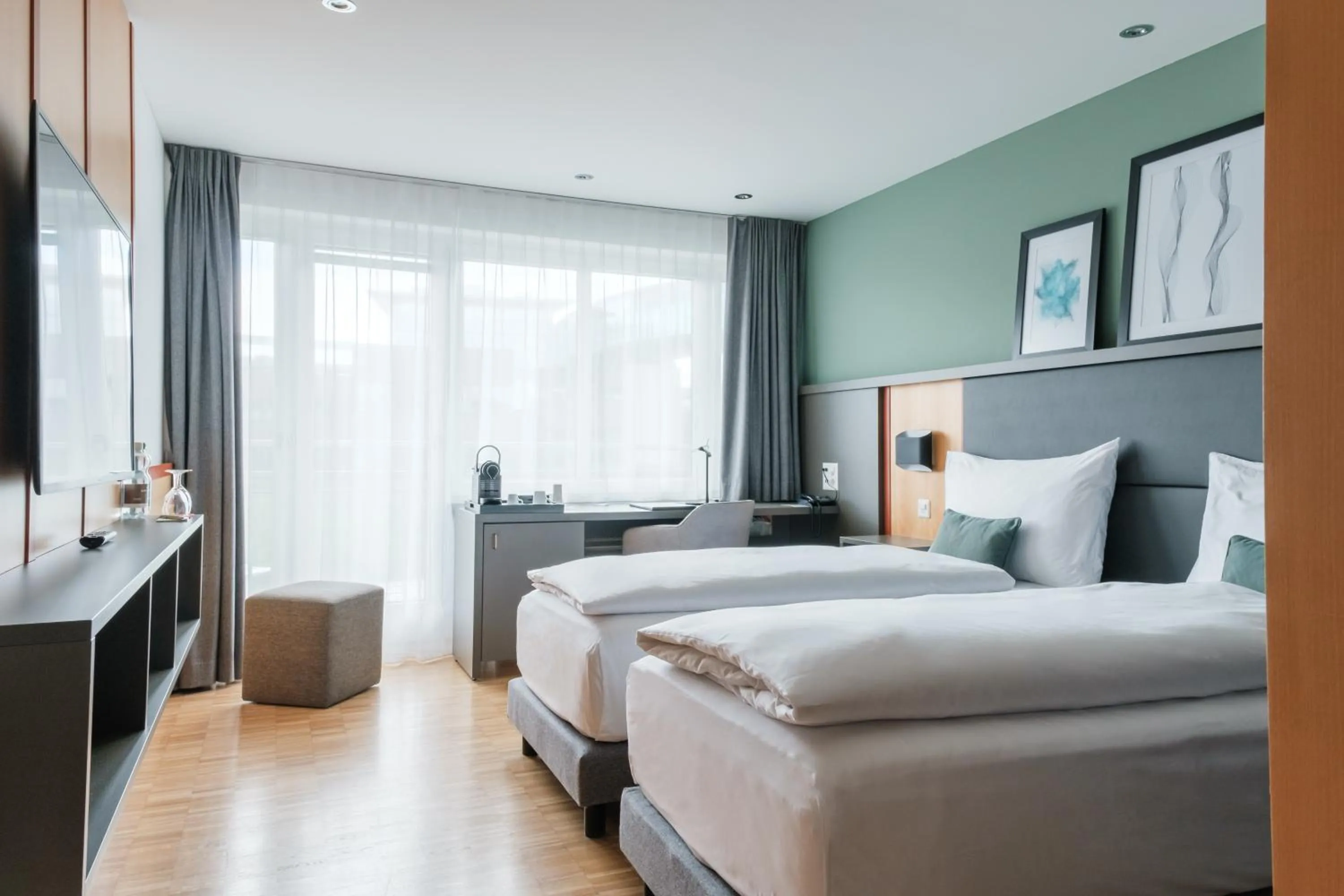 Bed in Hotel Sempachersee