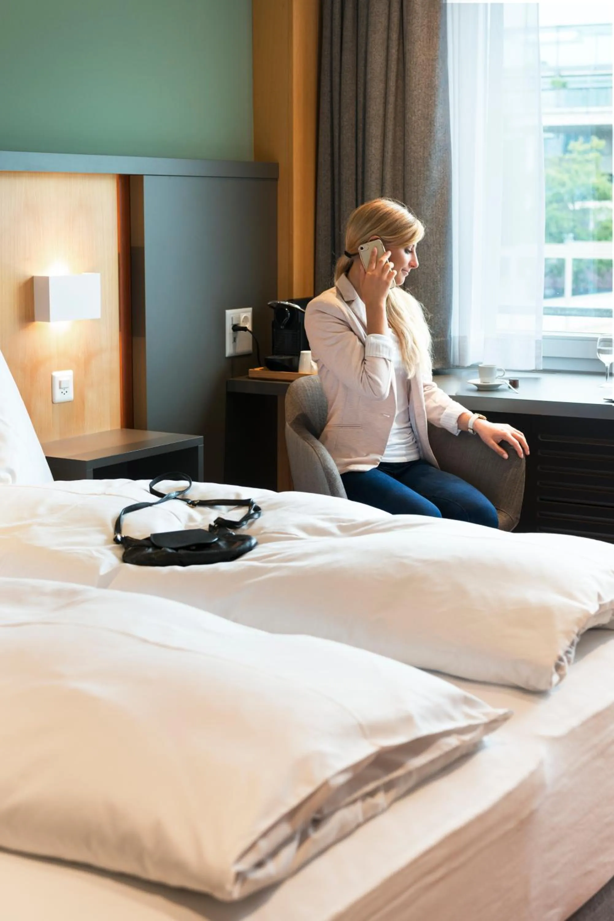 Bed in Hotel Sempachersee