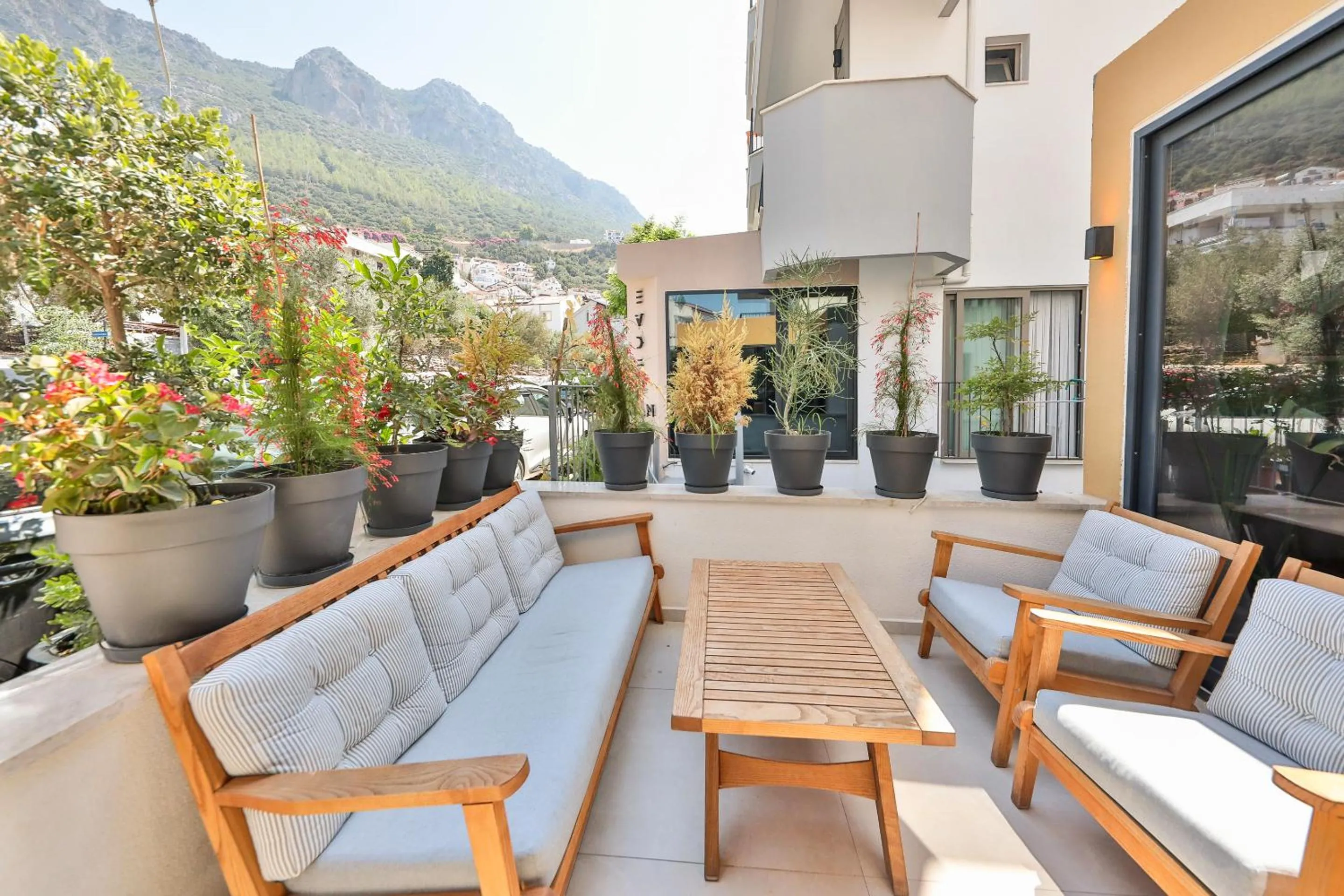 Seating area in Neva Kaş