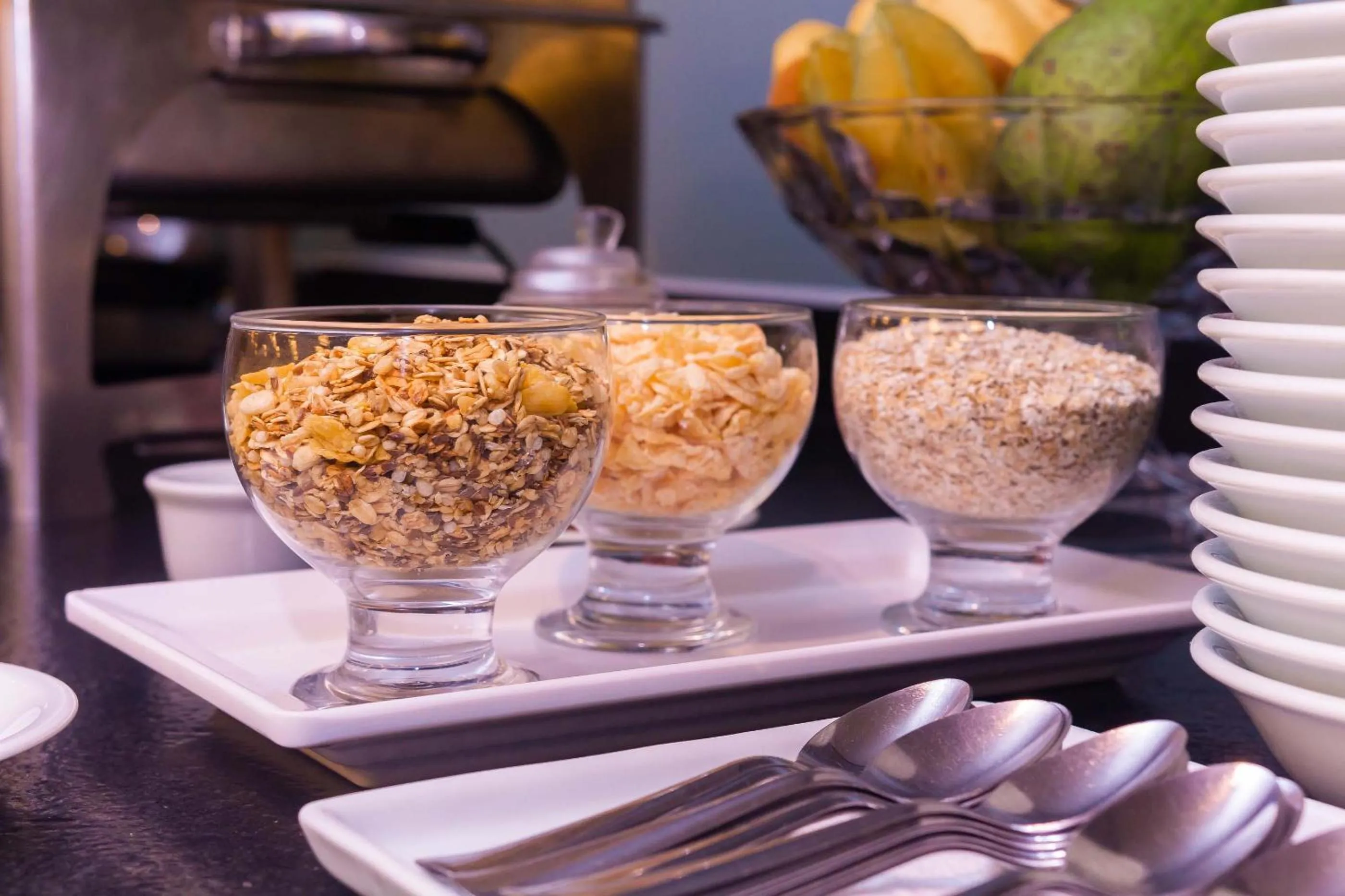 Continental breakfast in Kennedy Executive Hotel