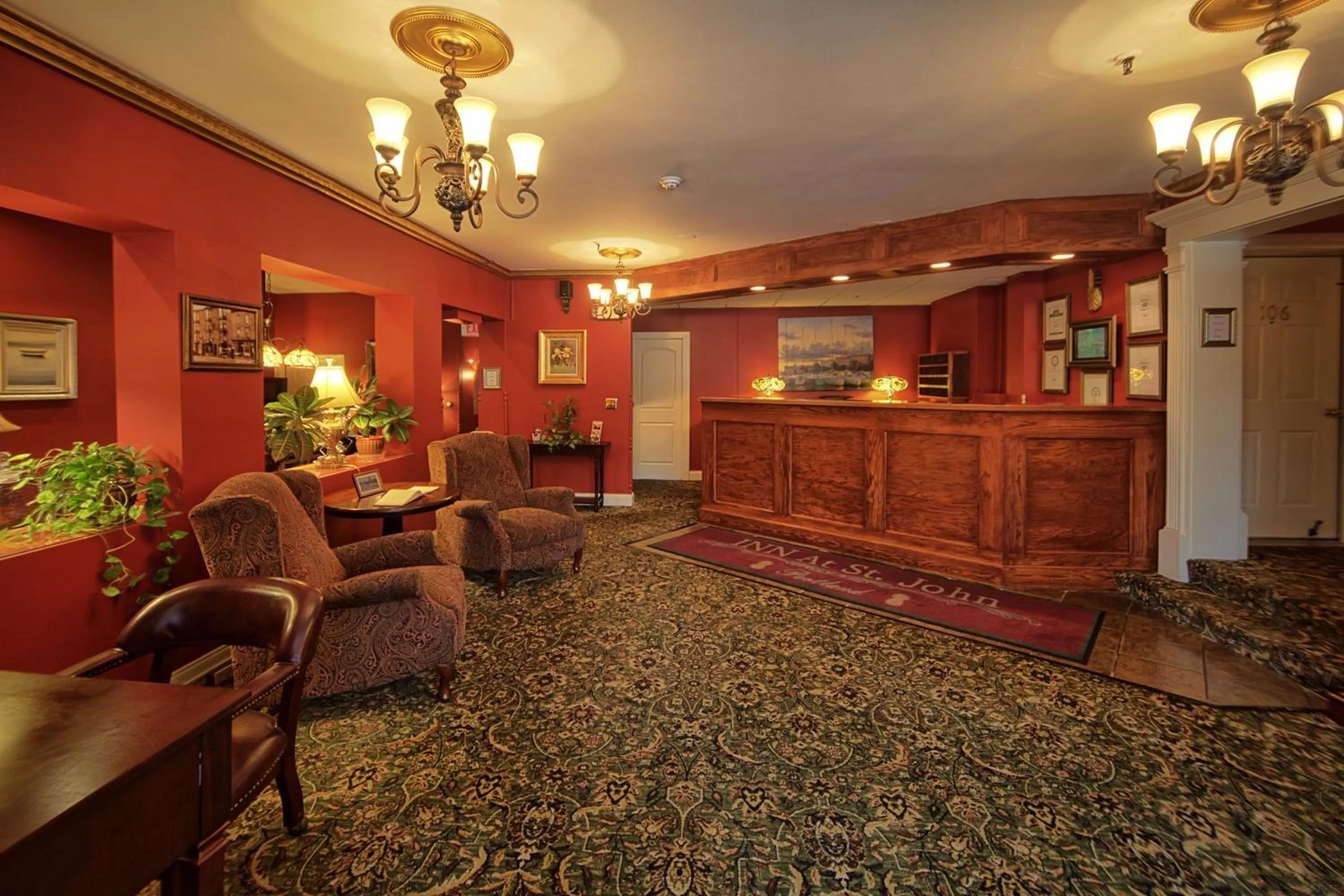 Lobby or reception in Inn at St John Portland In-Town