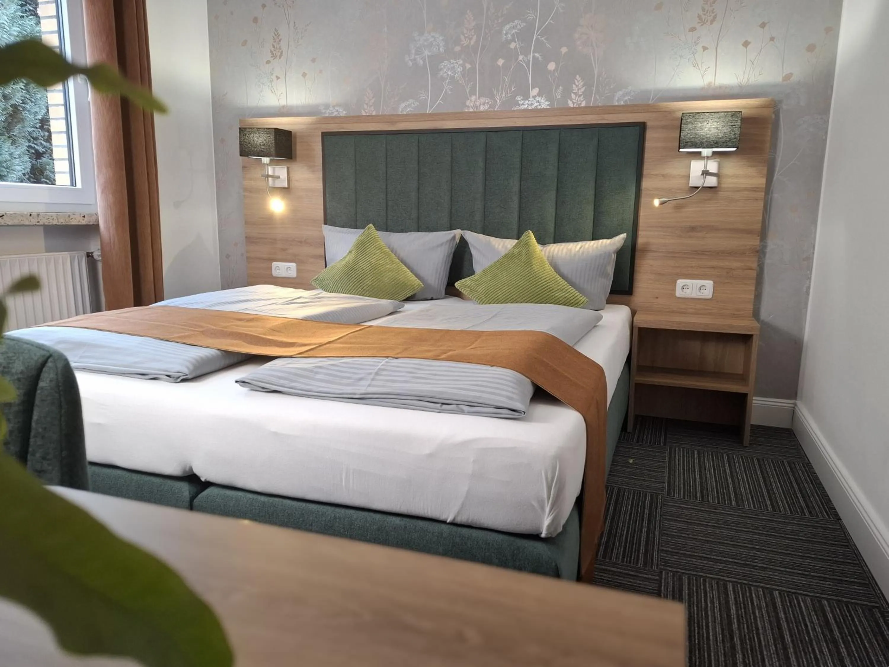 Photo of the whole room, Bed in Hotel Am Schwarzen Berg