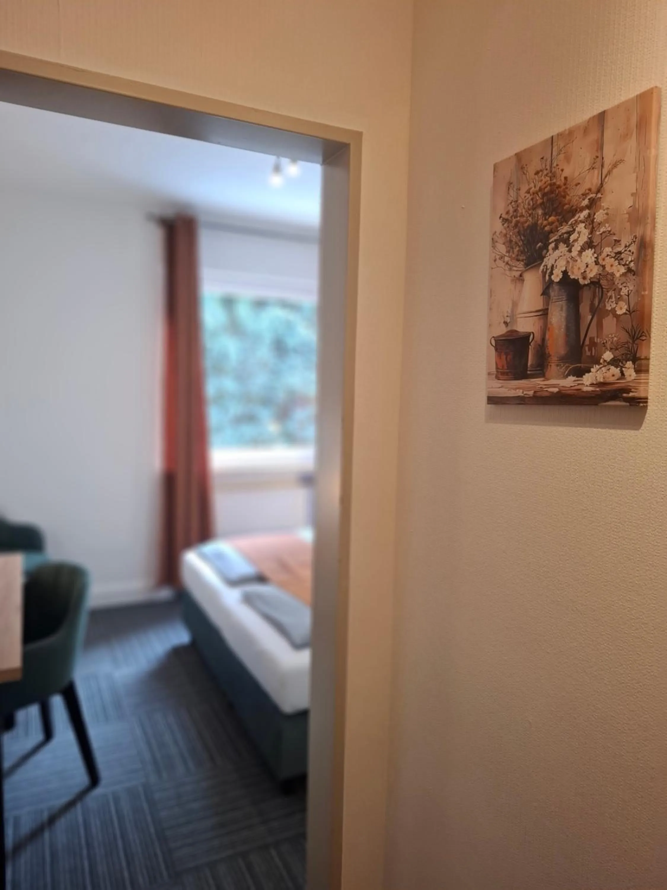 Photo of the whole room, Bed in Hotel Am Schwarzen Berg