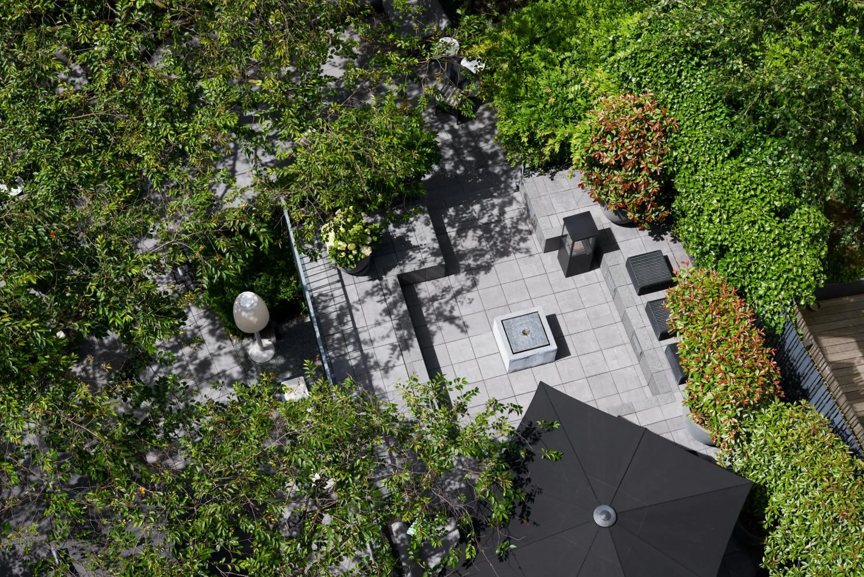 Garden in The George Hamburg