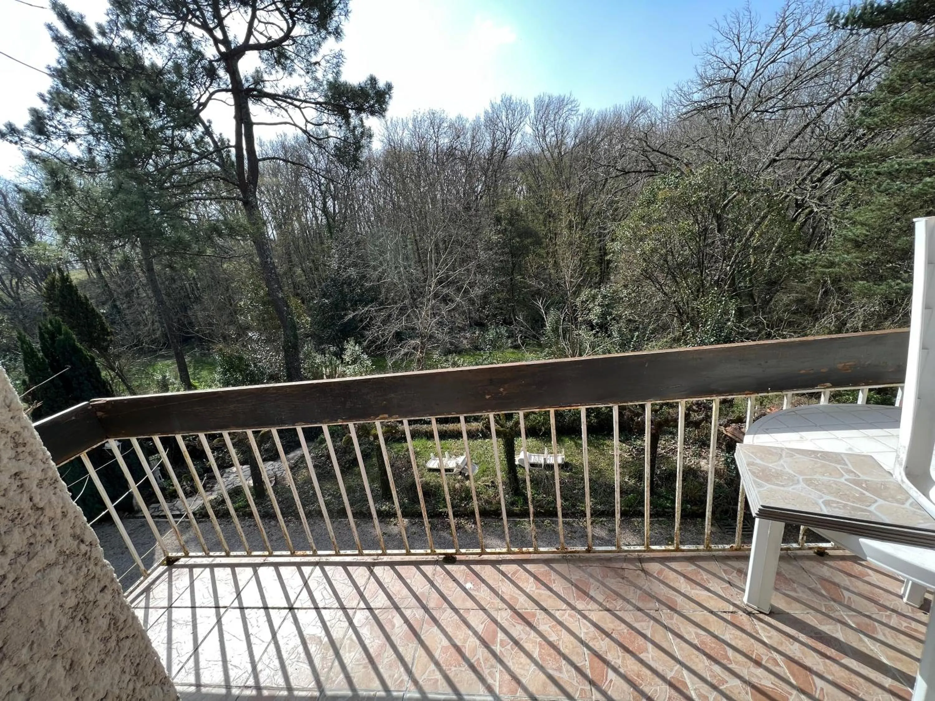 Balcony/Terrace in Résidence Les Milandes