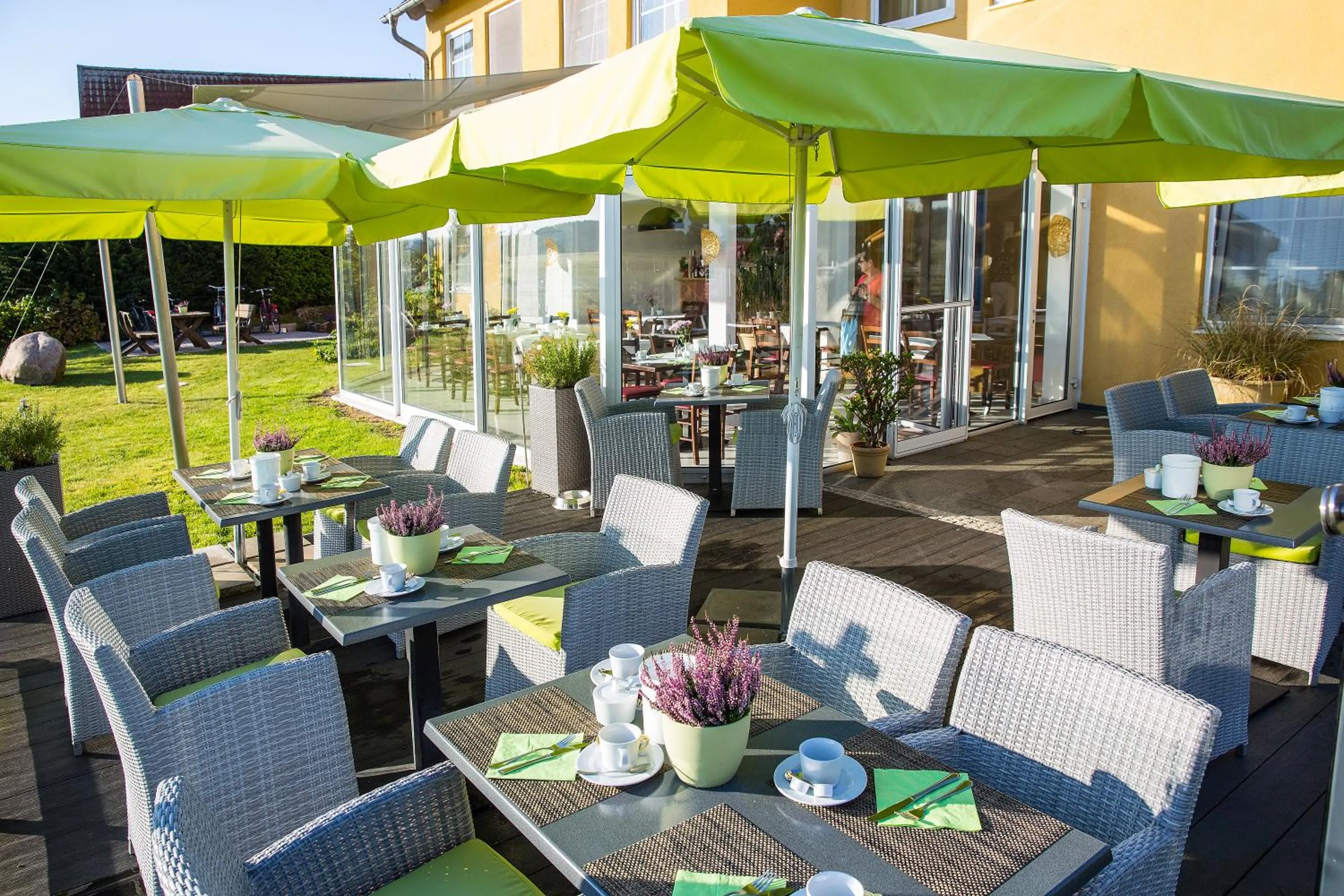 Balcony/Terrace in Hotel am Müritz-Nationalpark