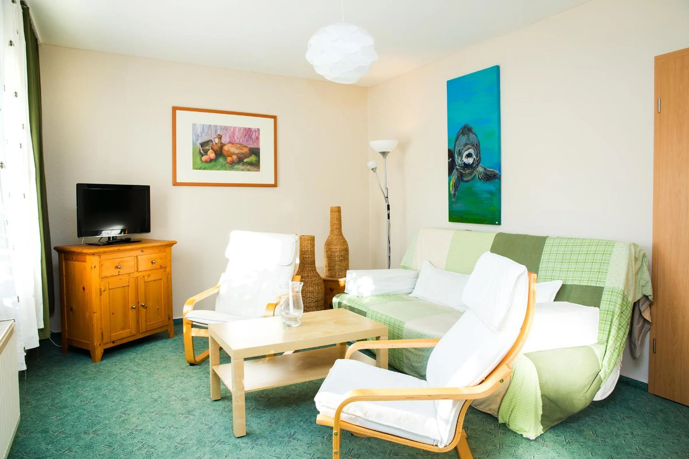 Living room in Hotel am Müritz-Nationalpark