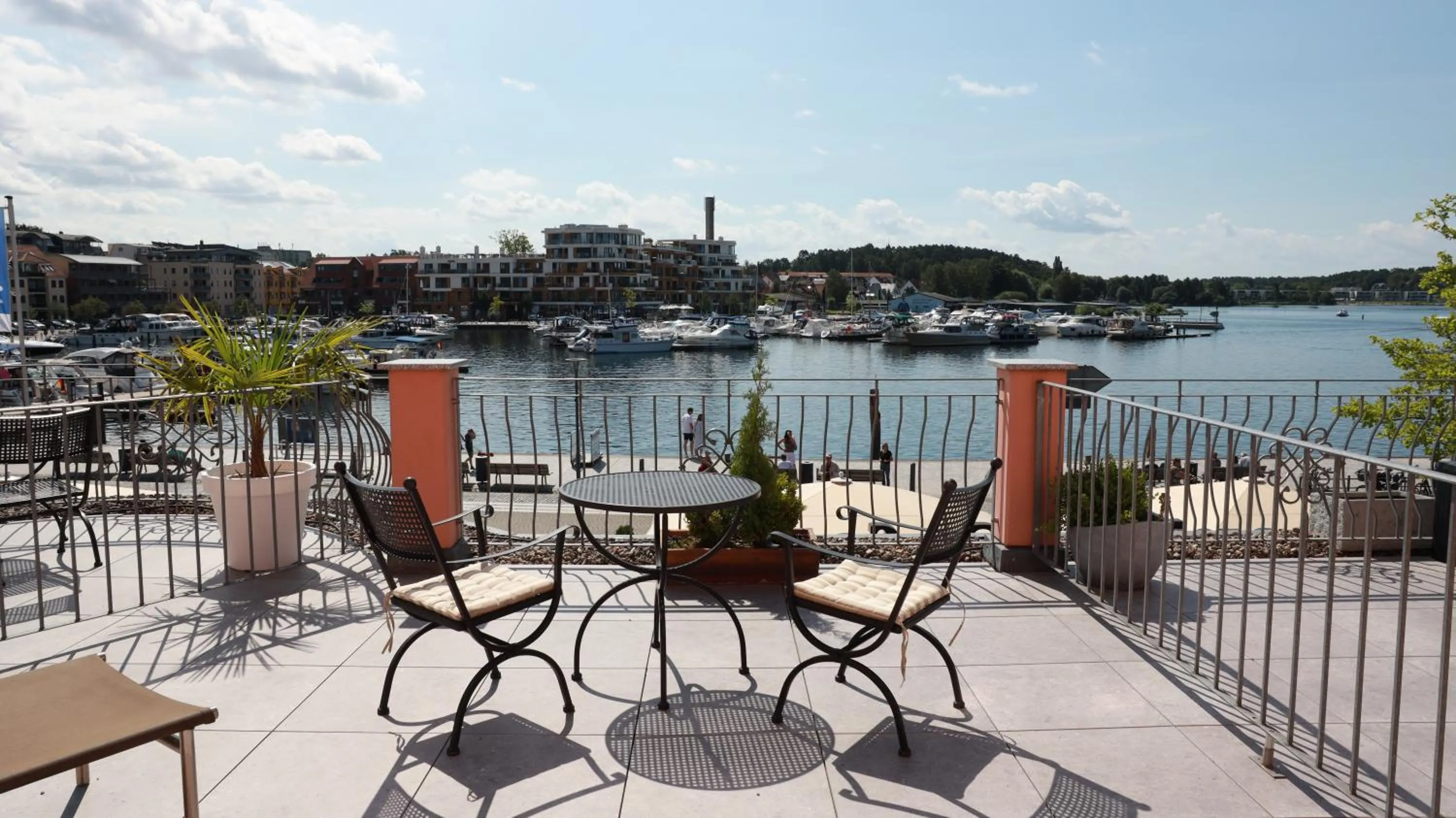Balcony/Terrace in Hotel Am Yachthafen