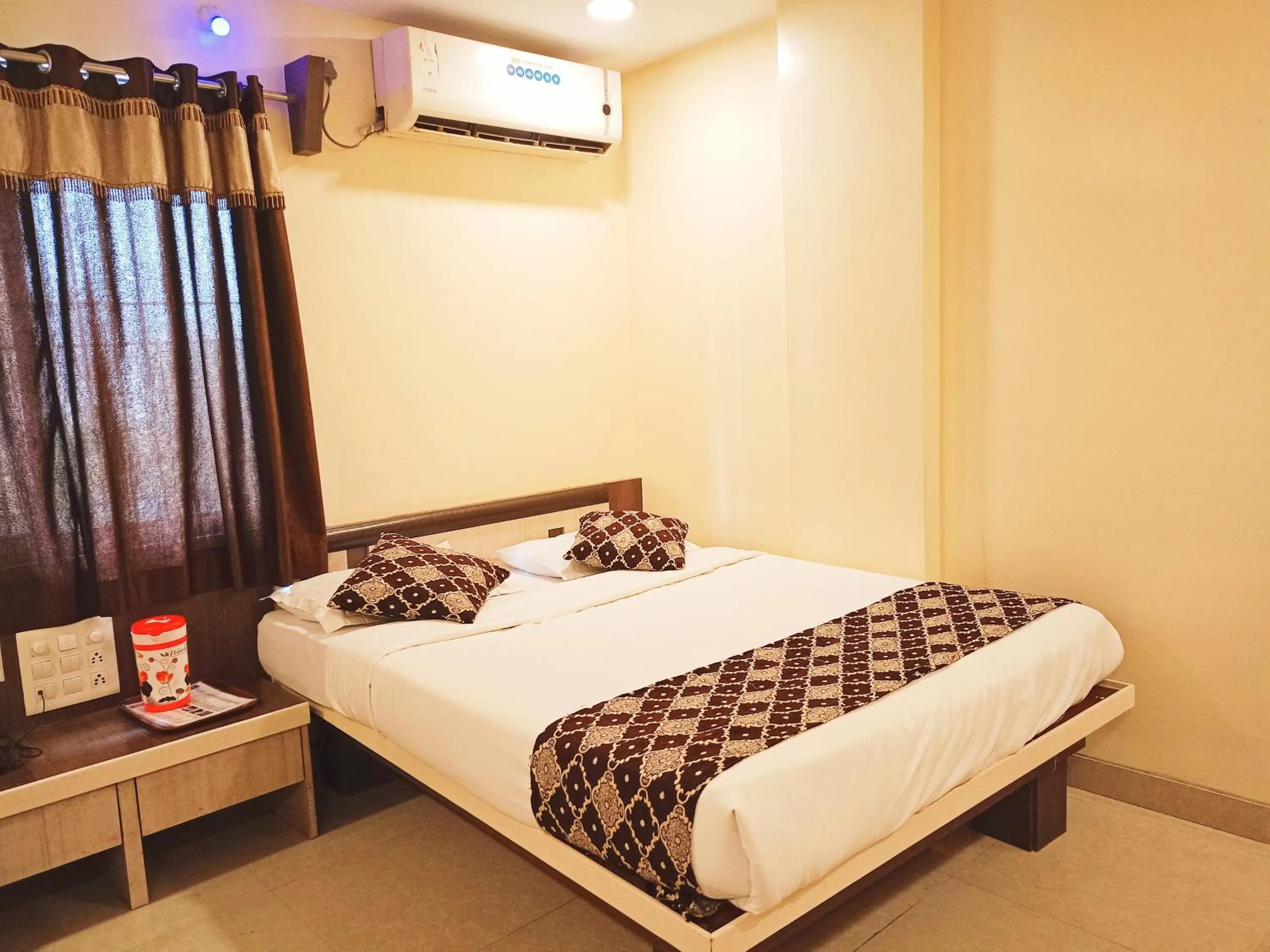 Bed in Hotel Sai Balaji