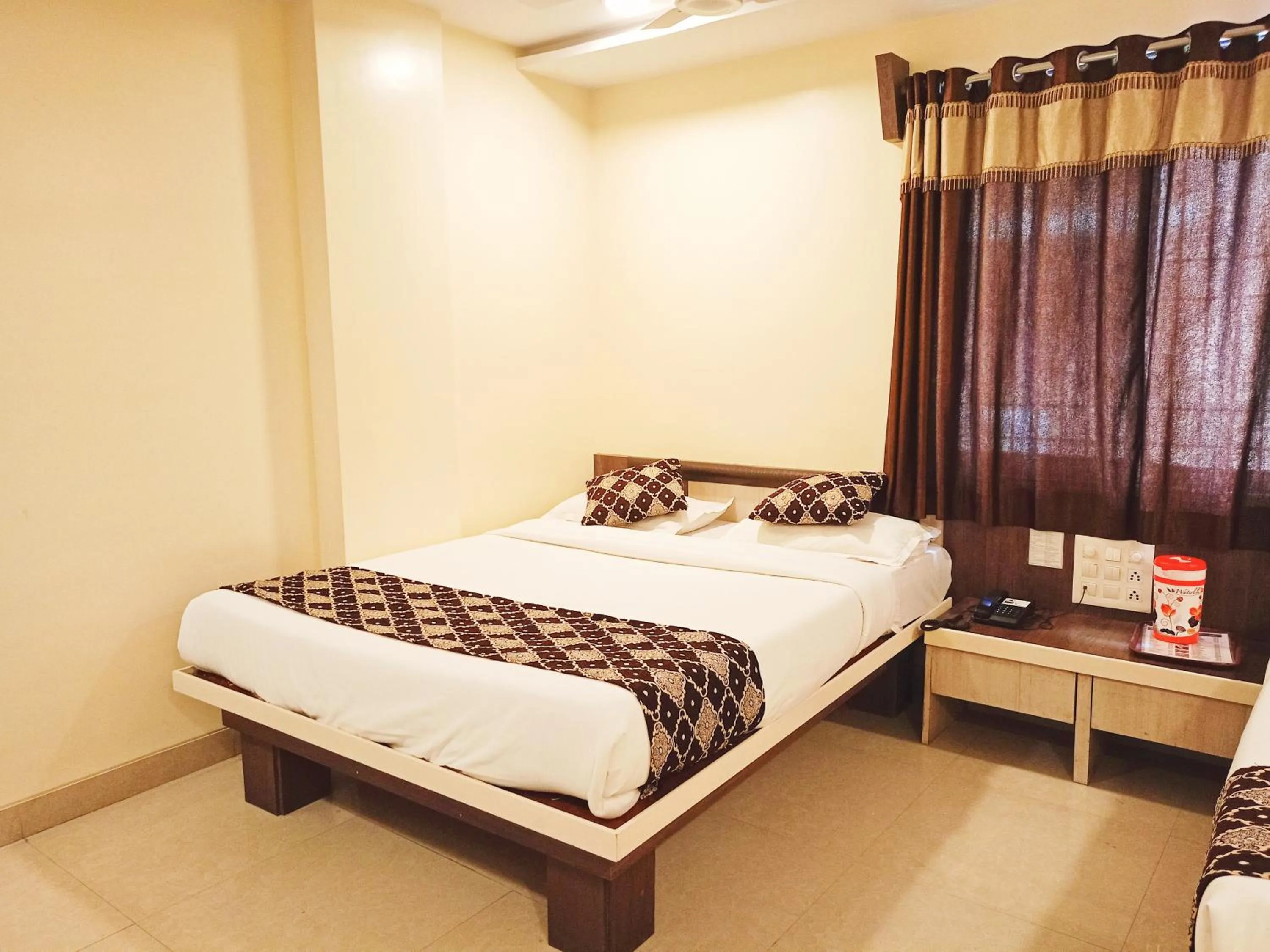 Bed in Hotel Sai Balaji