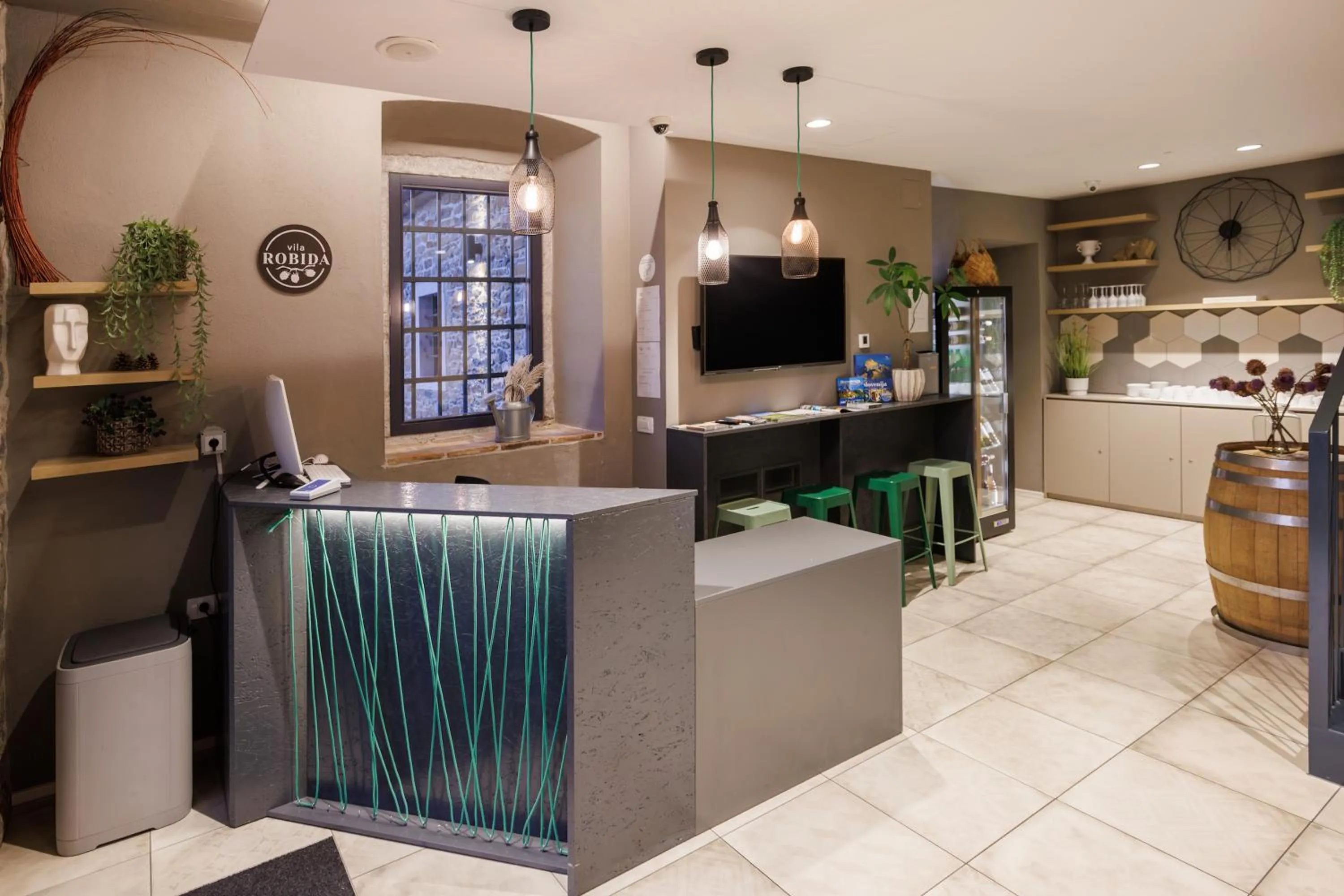 Lobby or reception in Vila ROBIDA & SPA