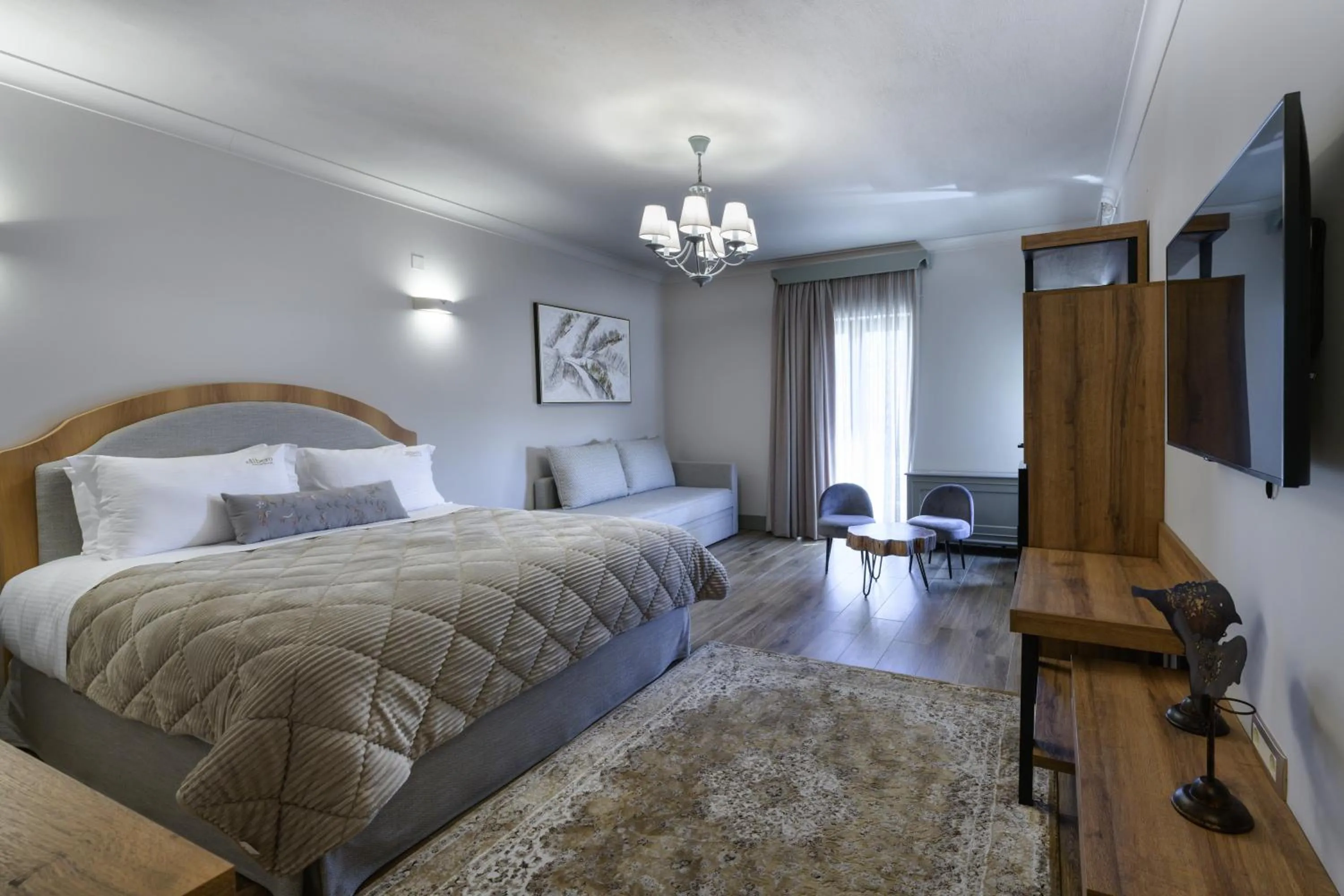 Bedroom, Bed in Álbero Hotel