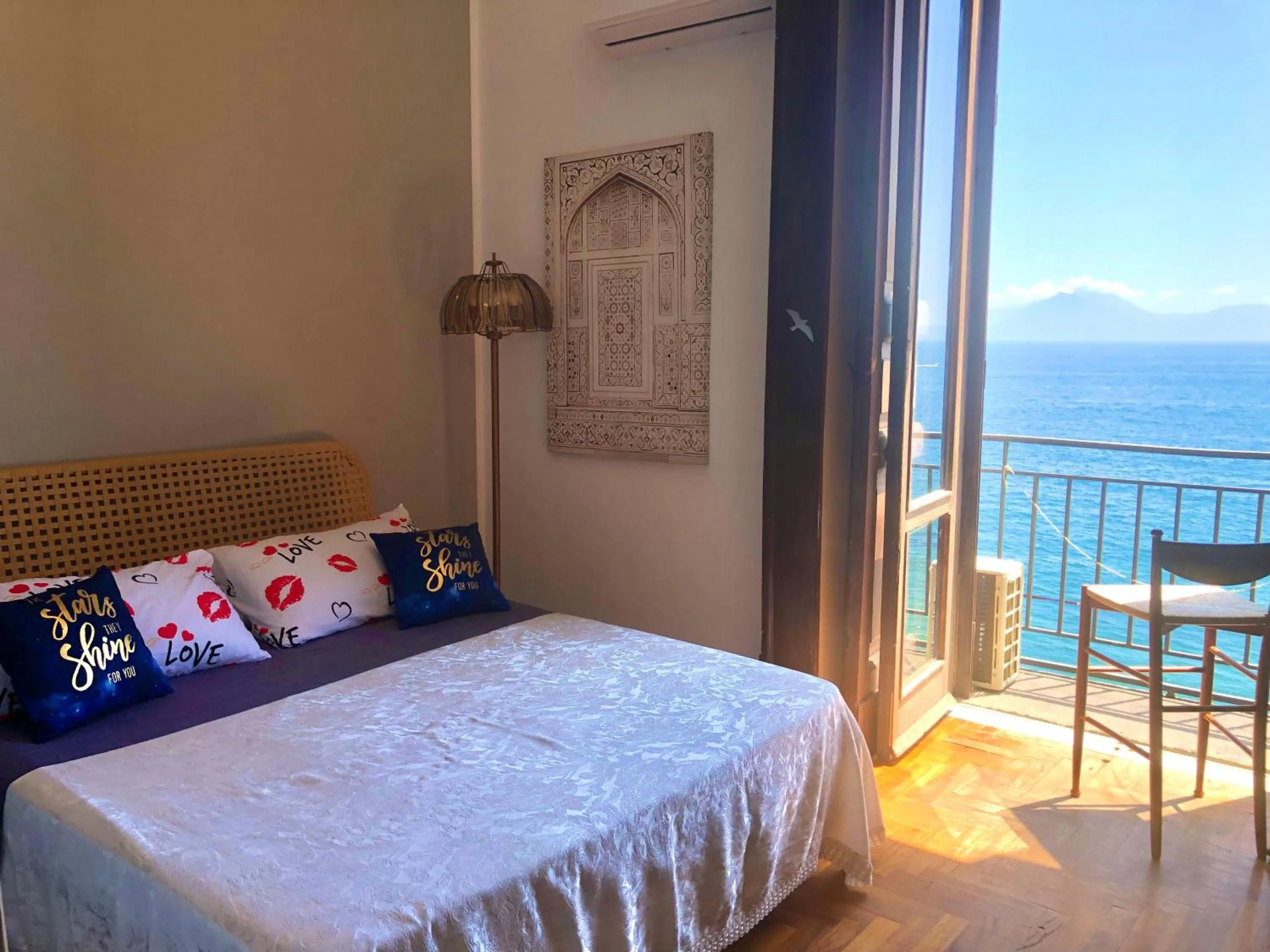 View (from property/room), Bed in B&B Vista Mare