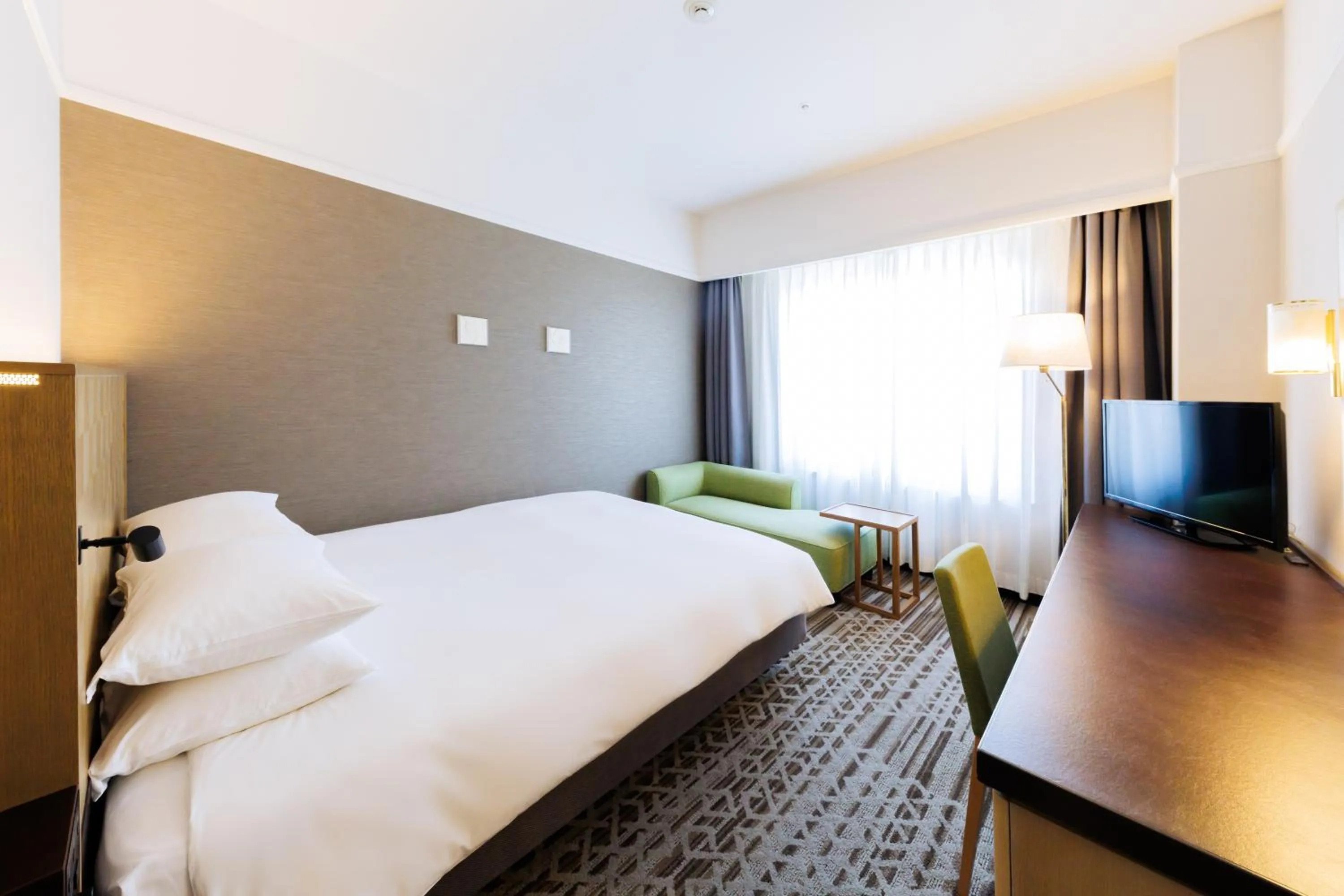 Bed in Hotel Nikko Tachikawa Tokyo