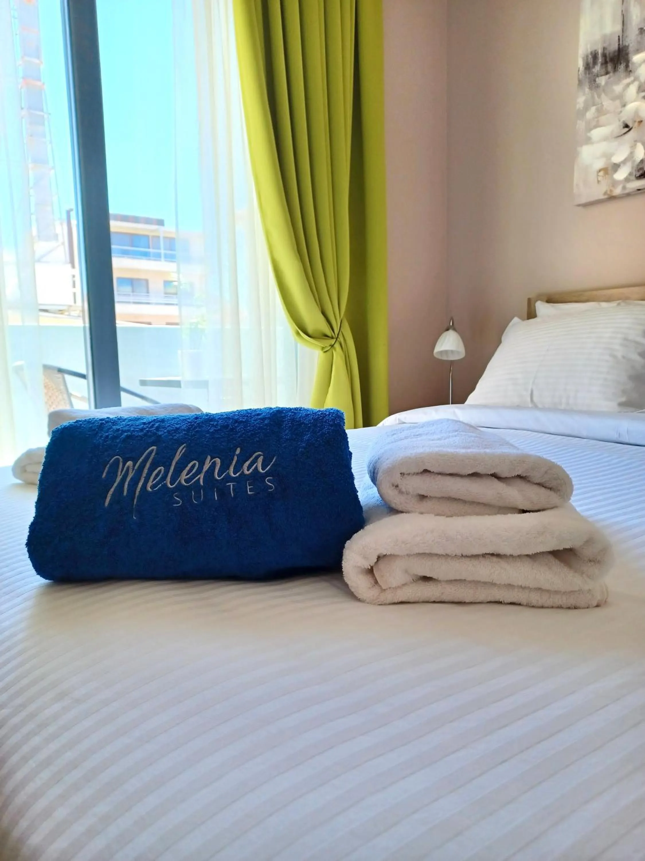 Bedroom in Melenia Suites