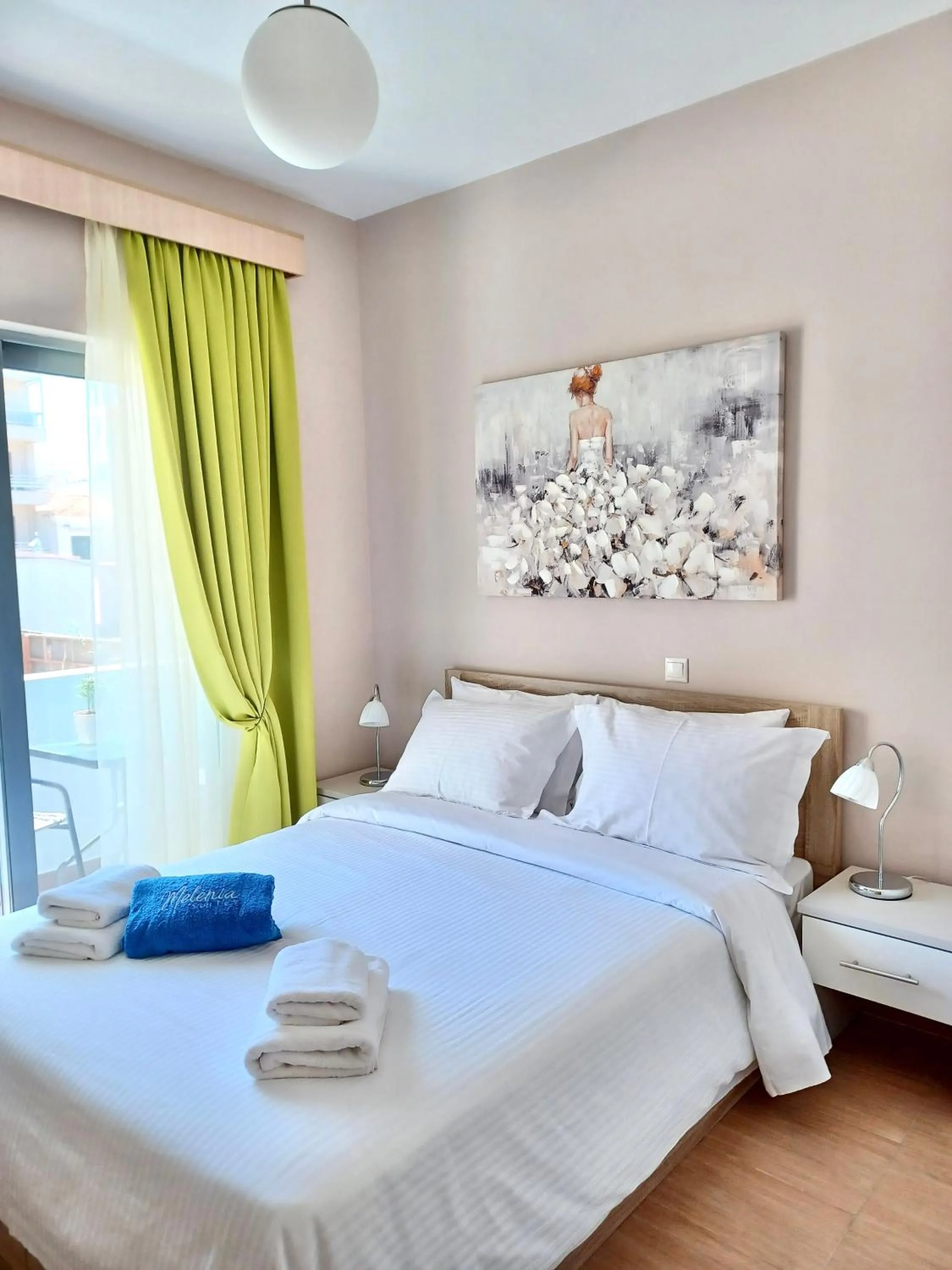 Bedroom in Melenia Suites