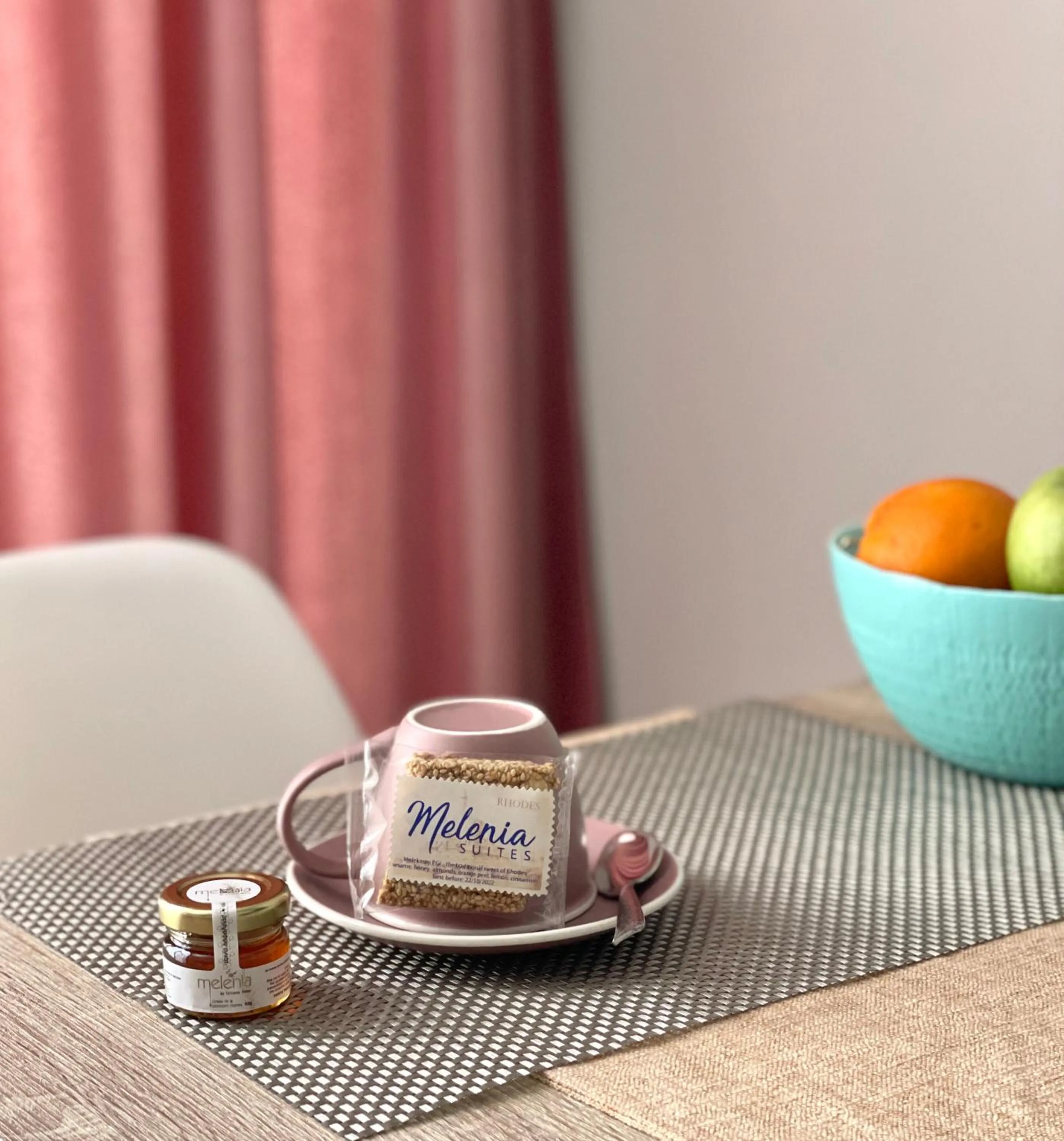 Dining area in Melenia Suites
