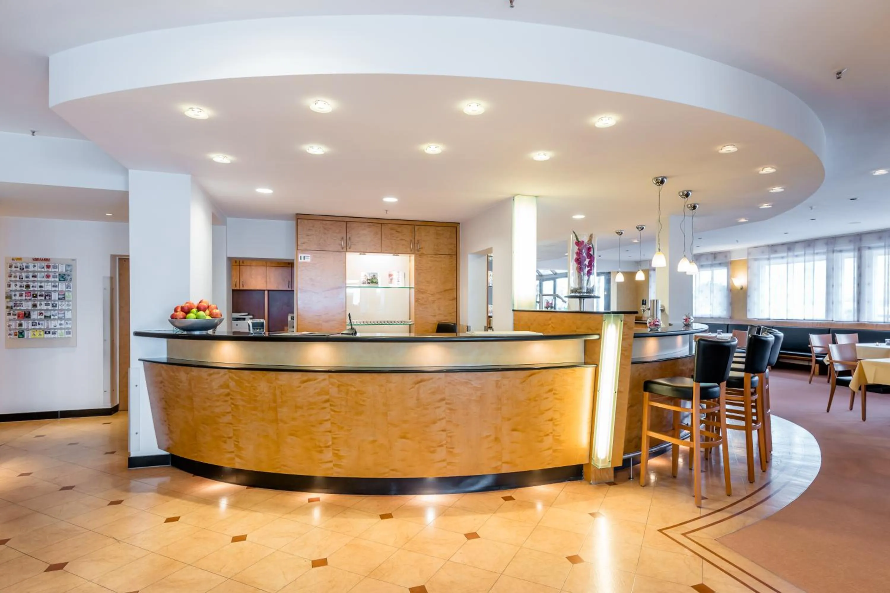 Lobby or reception in Schlosspark Hotel