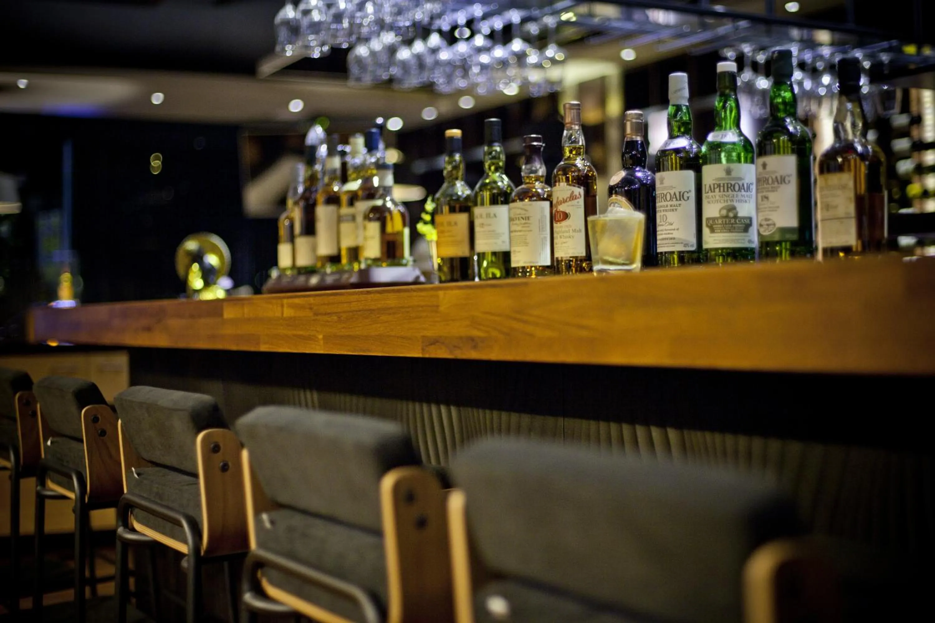 Lounge or bar in Wolken Lodge