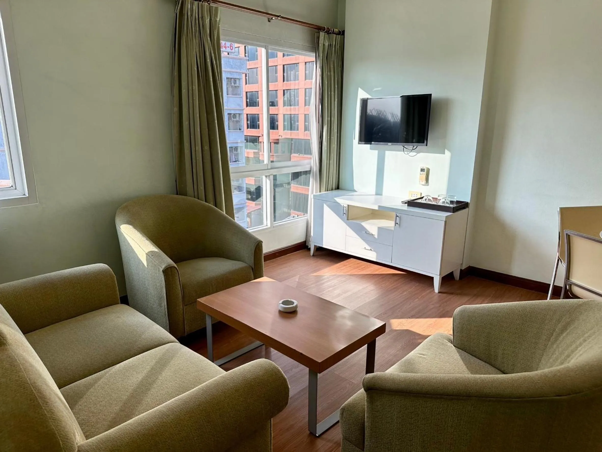 Living room in Calypzo Bangkok