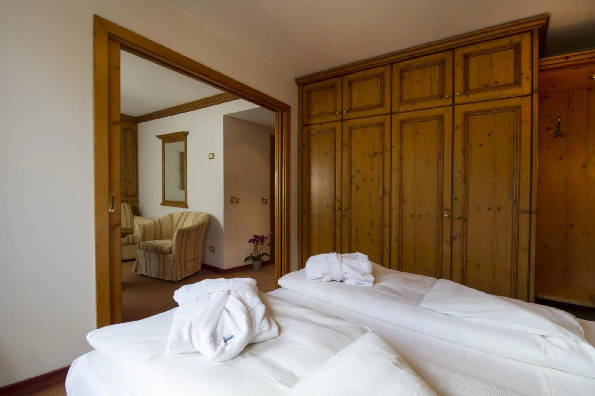 Bed in Hotel Lorenzetti
