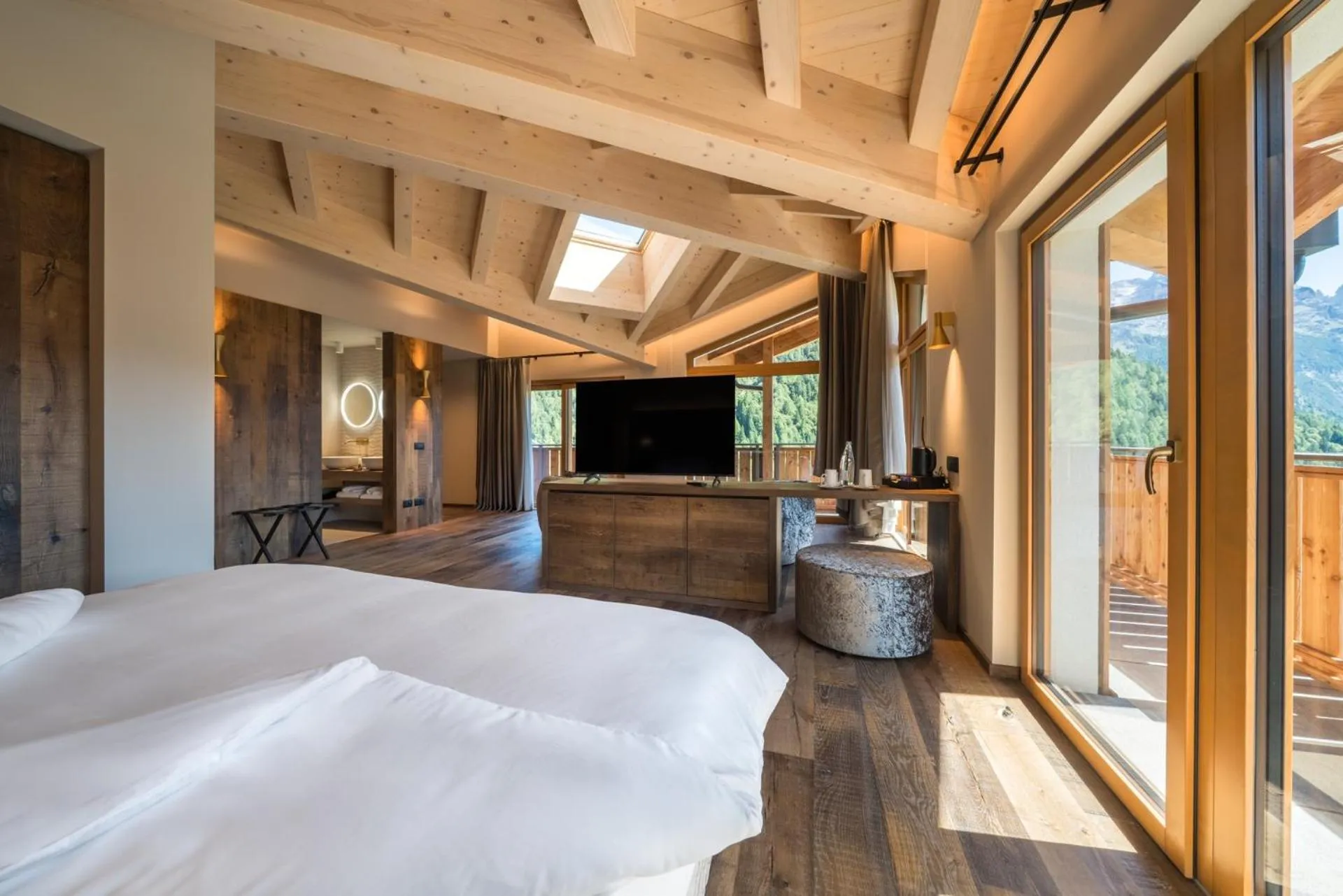 Bed in Hotel Lorenzetti