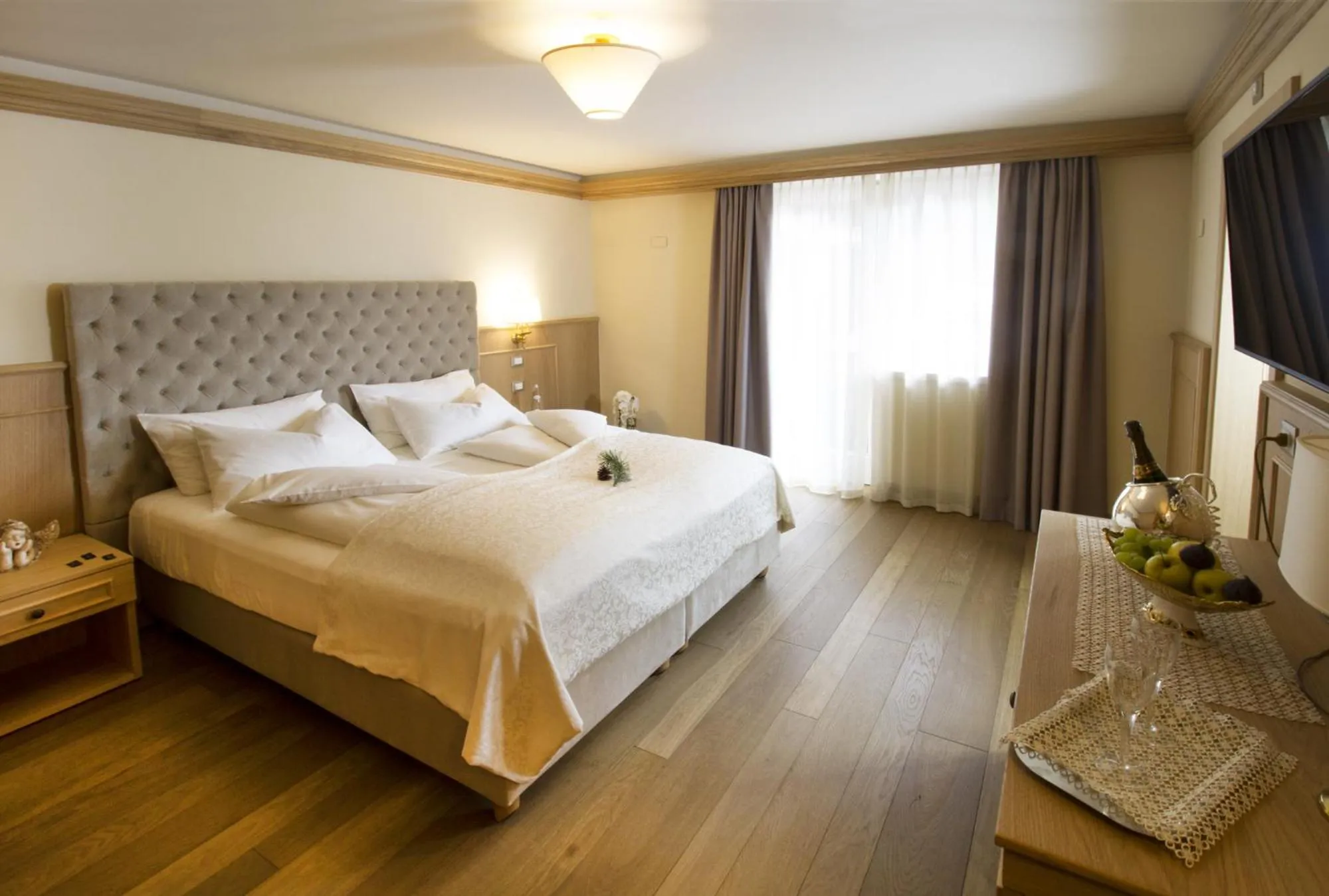 Bed in Hotel Lorenzetti