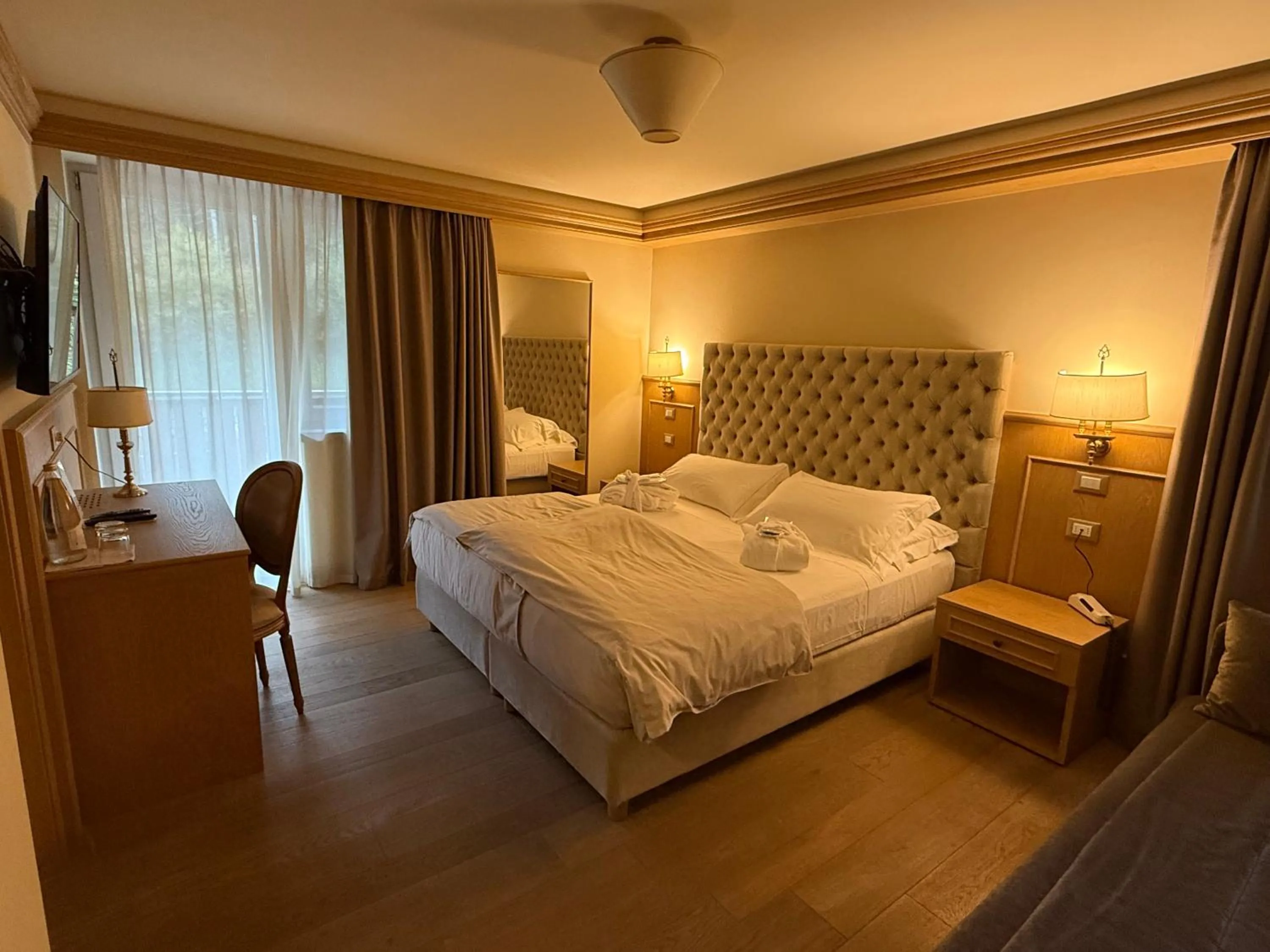 Bed in Hotel Lorenzetti