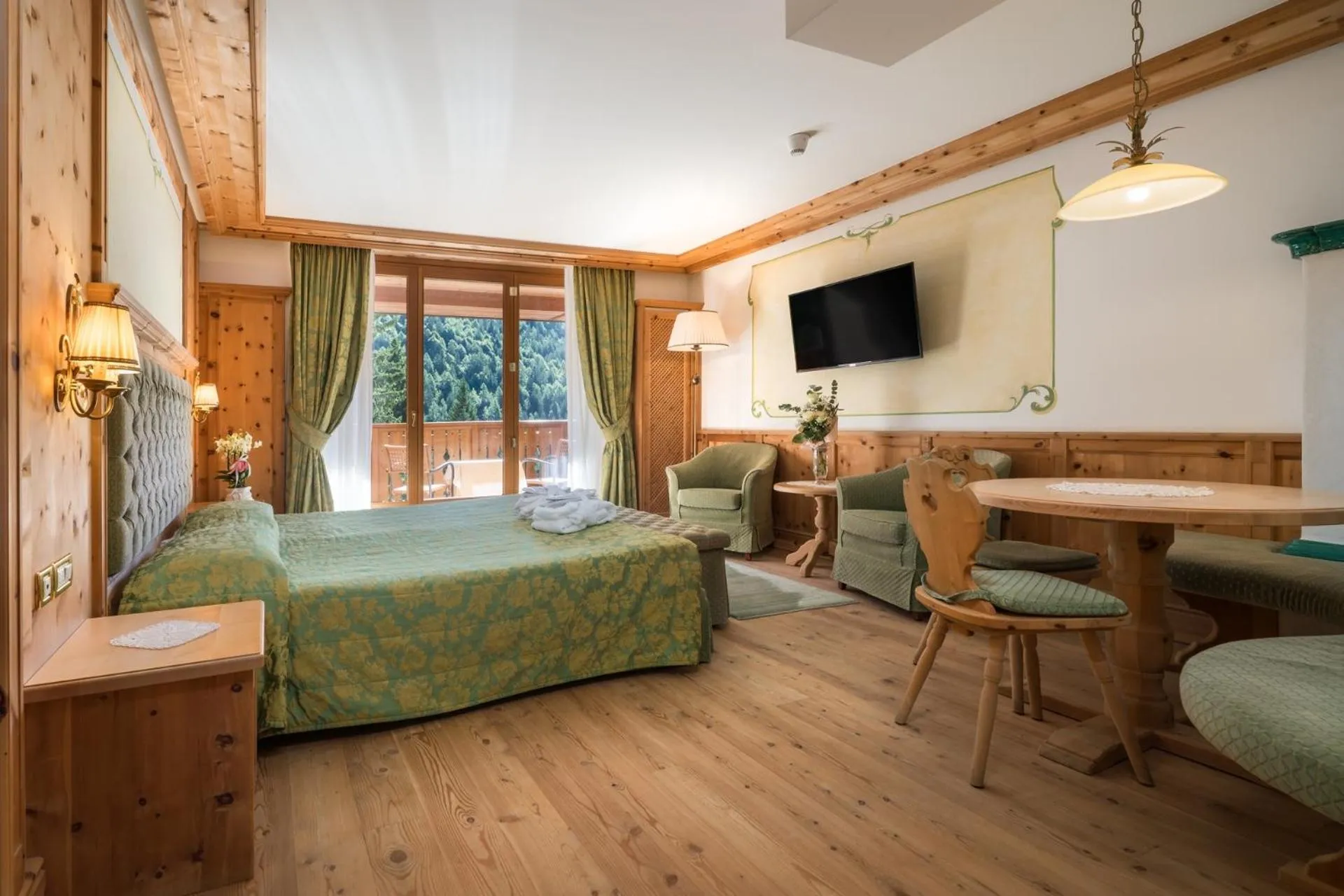 Bed in Hotel Lorenzetti