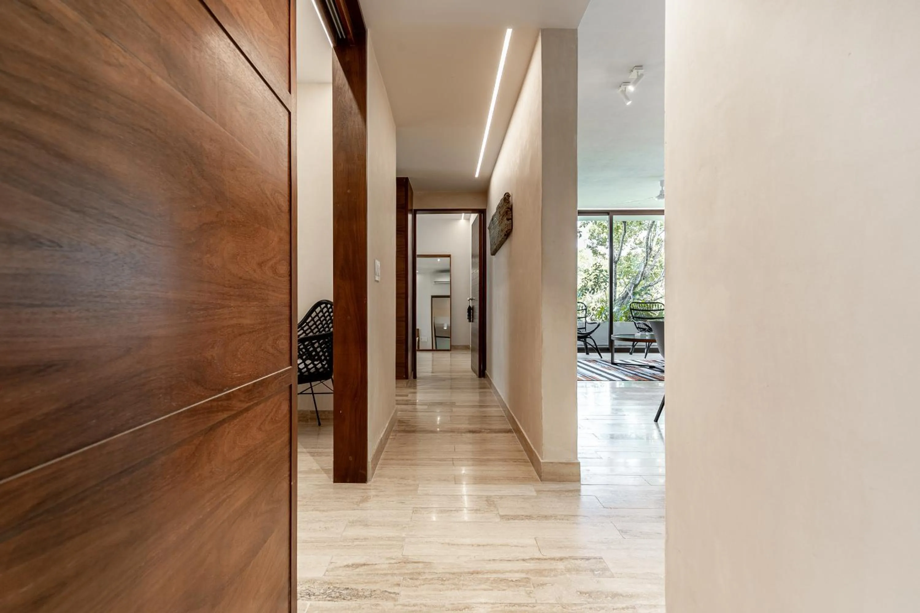 Living room in 307 Amazing jungle view apartment.