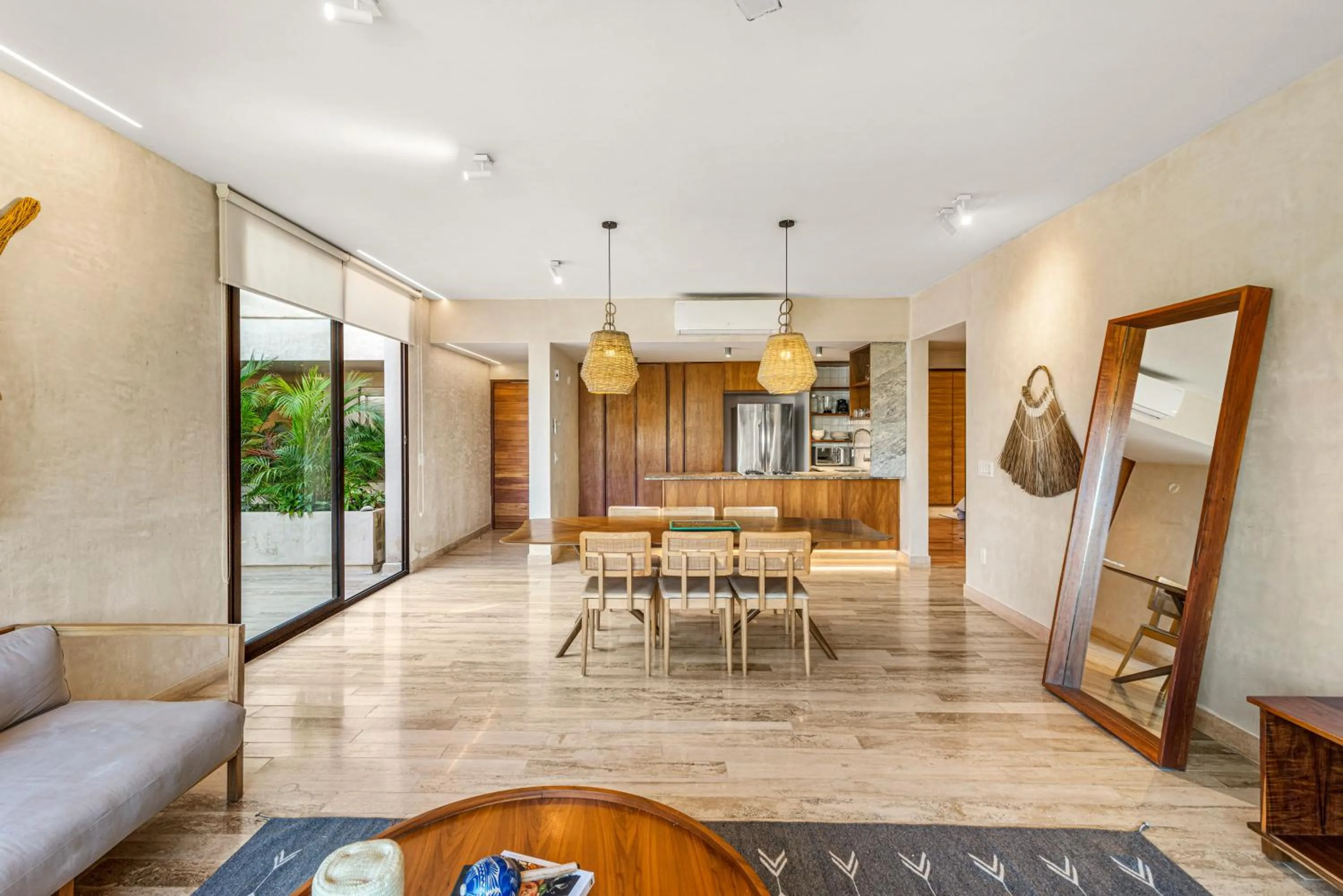 Living room in 307 Amazing jungle view apartment.