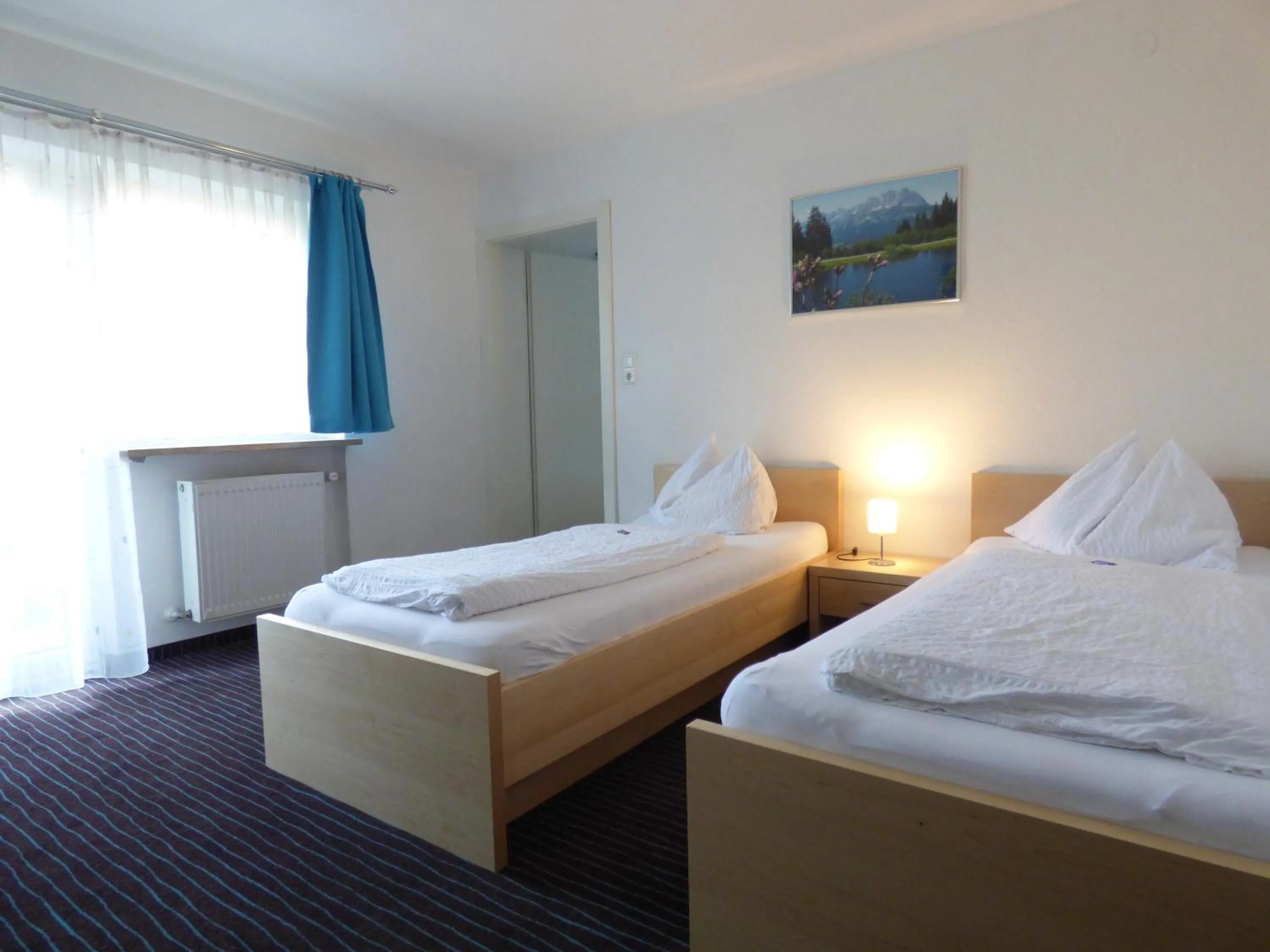 Bed in Panoramahotel