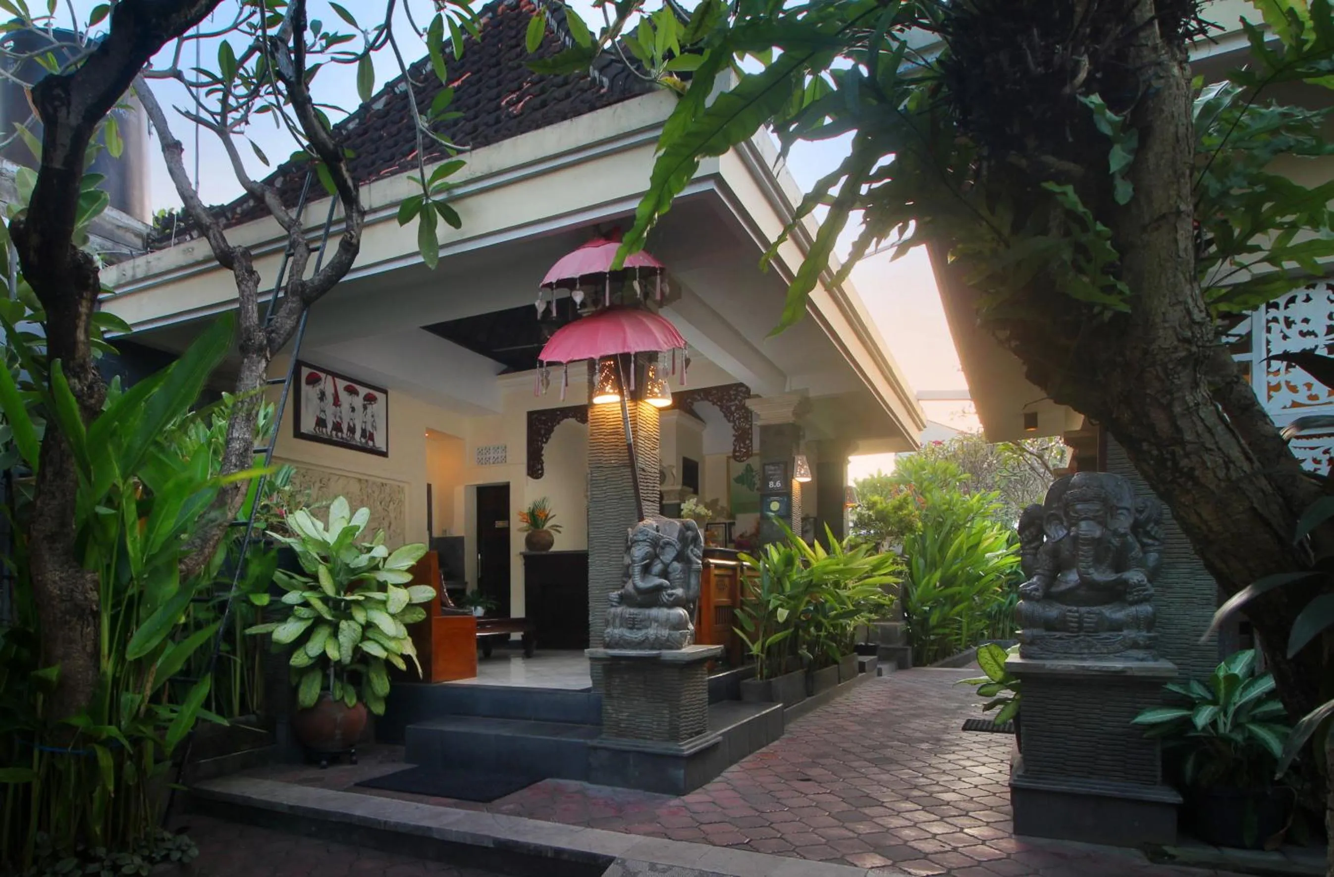 Lobby or reception in Hotel Jati Sanur