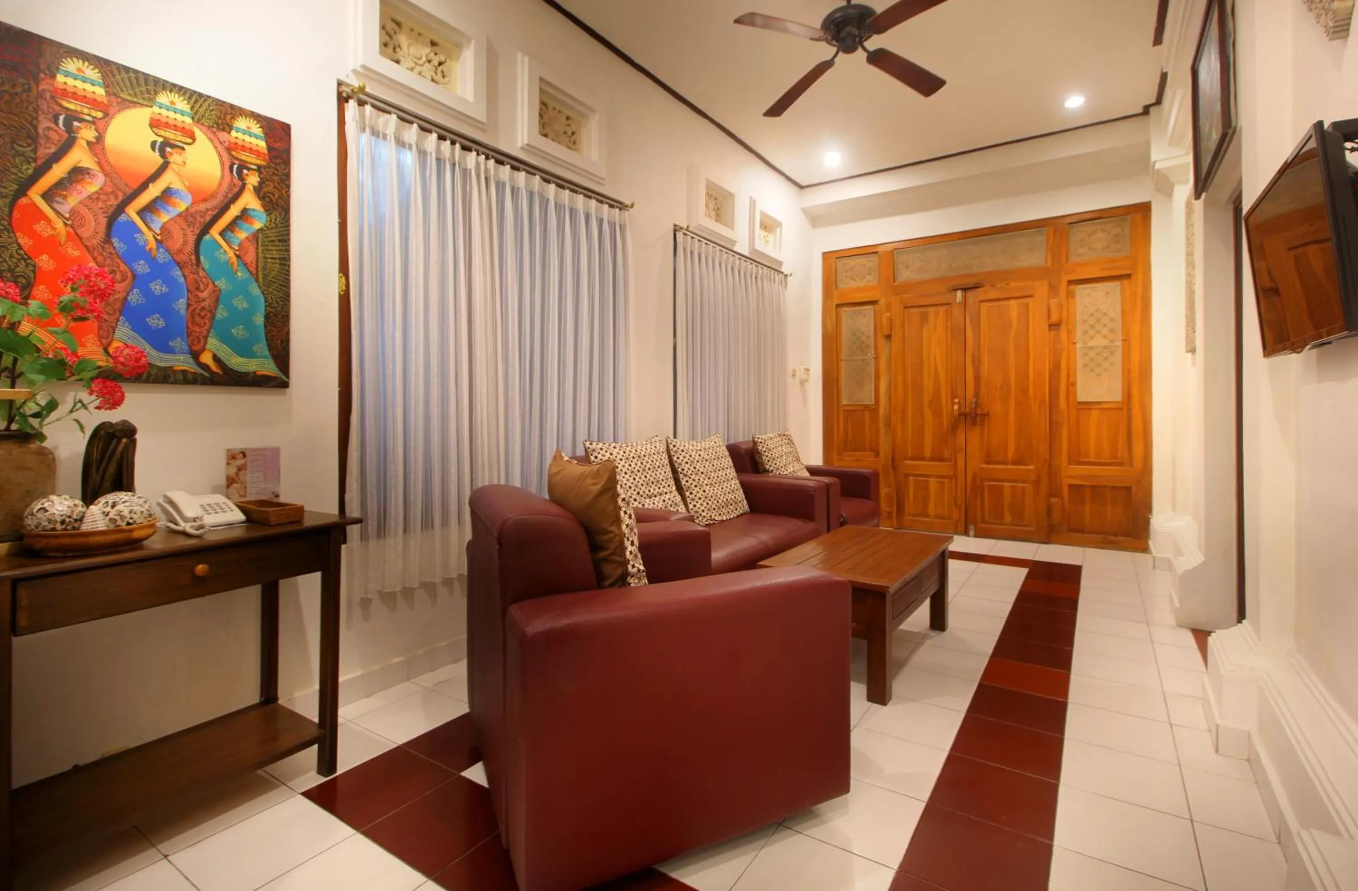 Living room in Hotel Jati Sanur