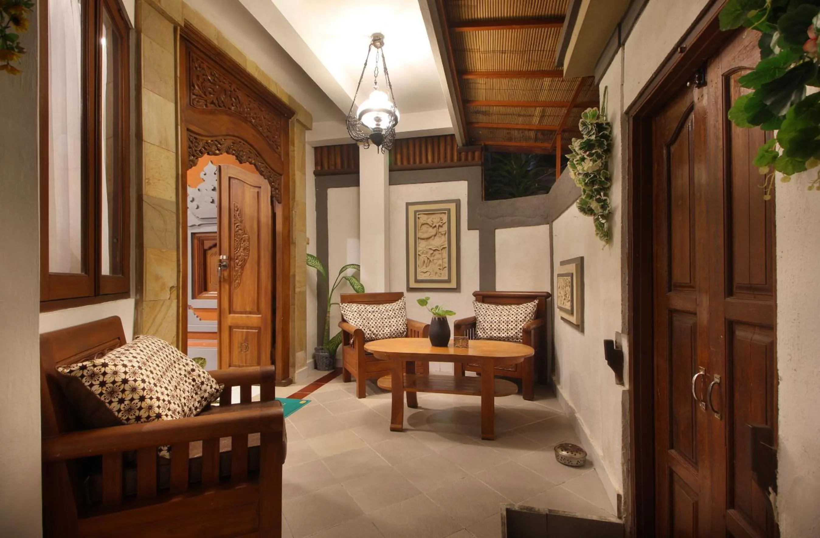 Living room in Hotel Jati Sanur