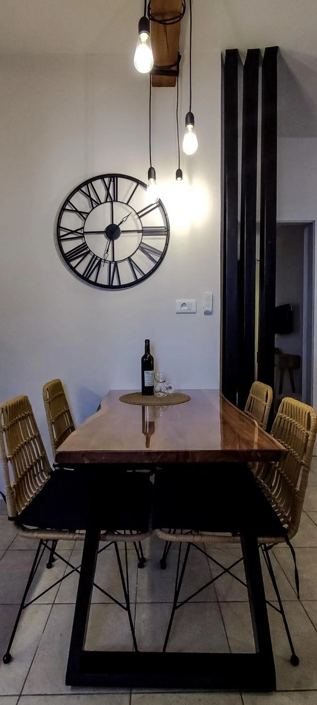 Dining area in Niki Apartments