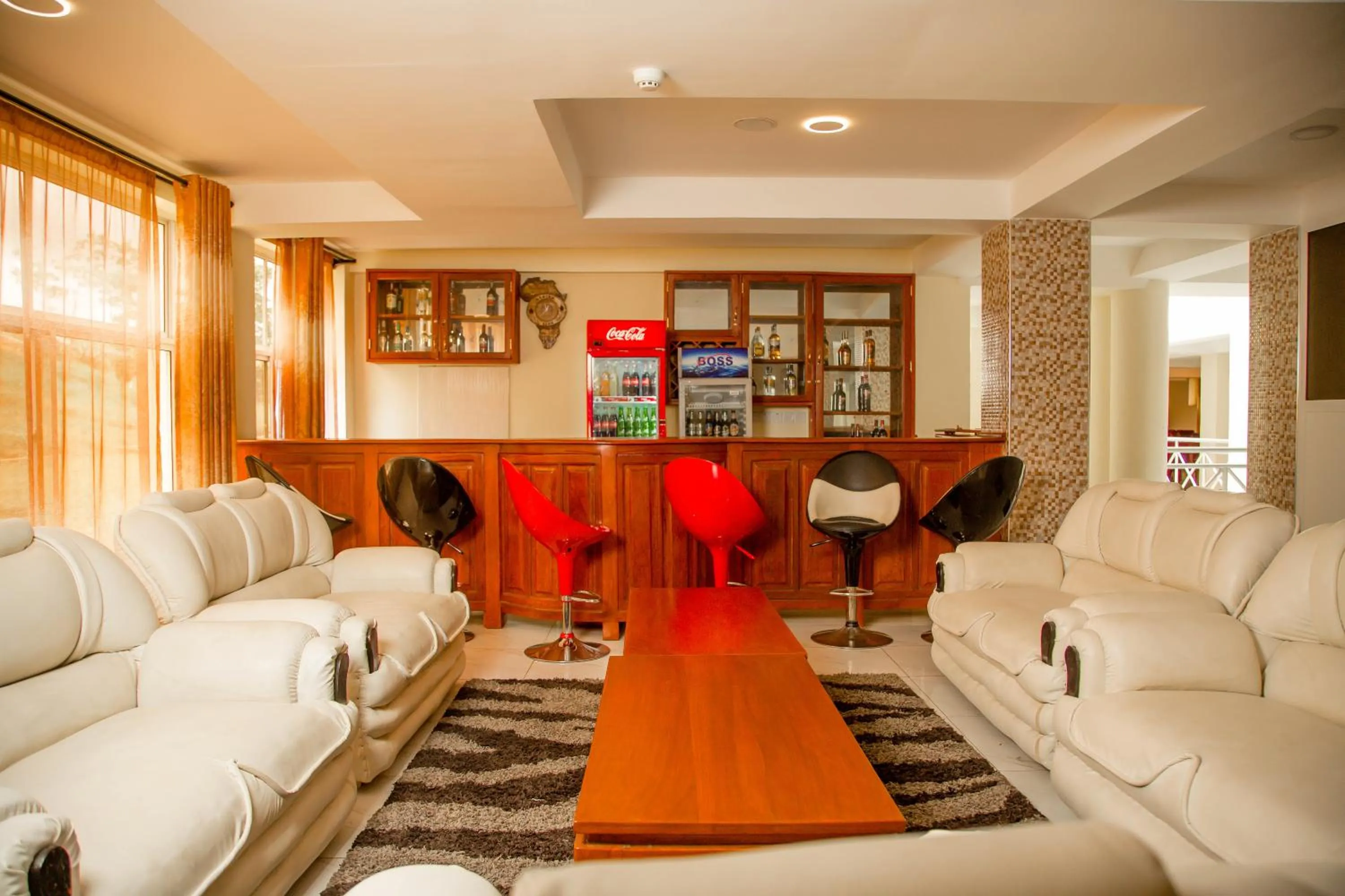 Seating area in A1 Hotel and Resort