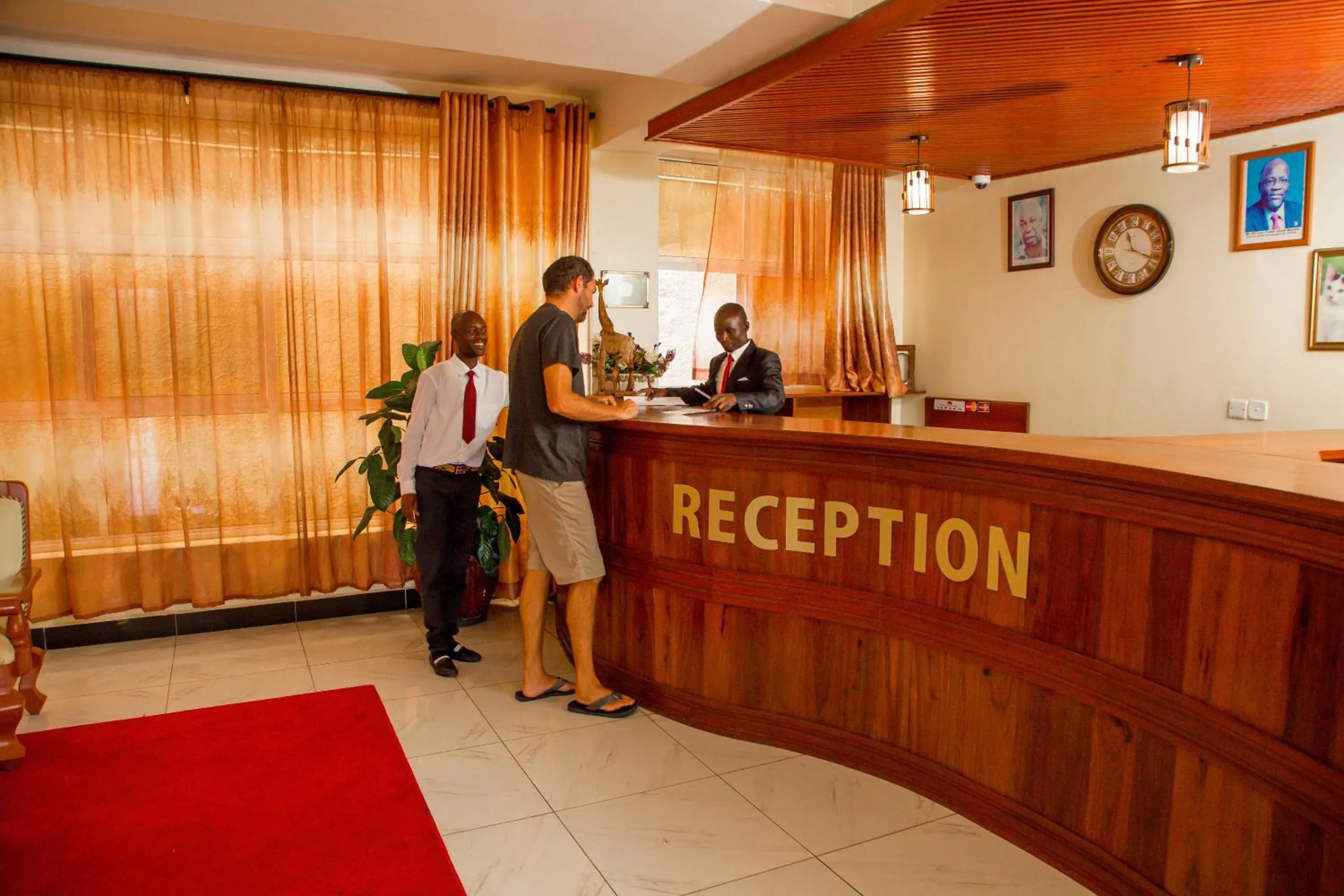Lobby or reception in A1 Hotel and Resort