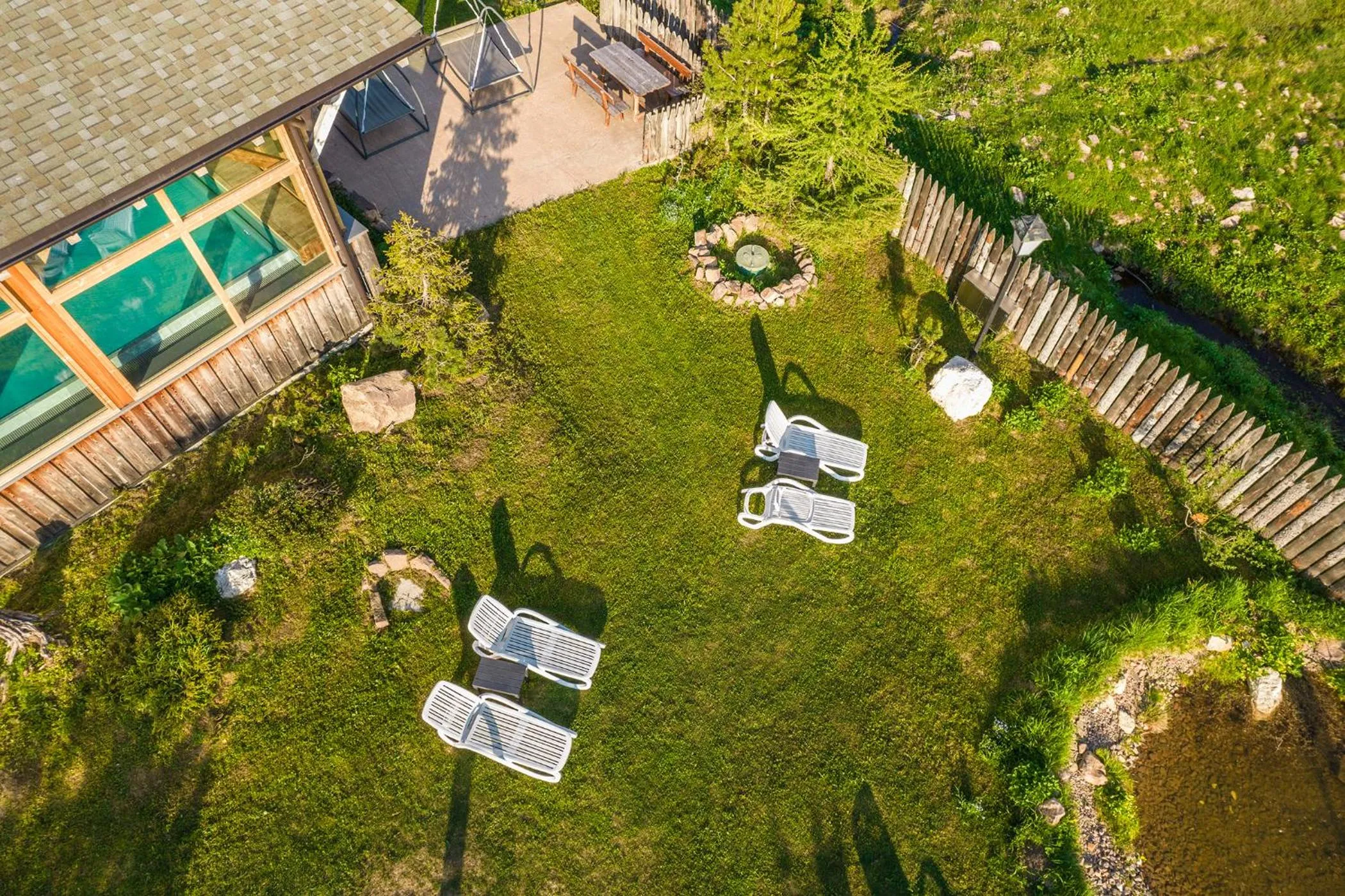 Bird's eye view in Berghotel Jochgrimm - Your Dolomites Home