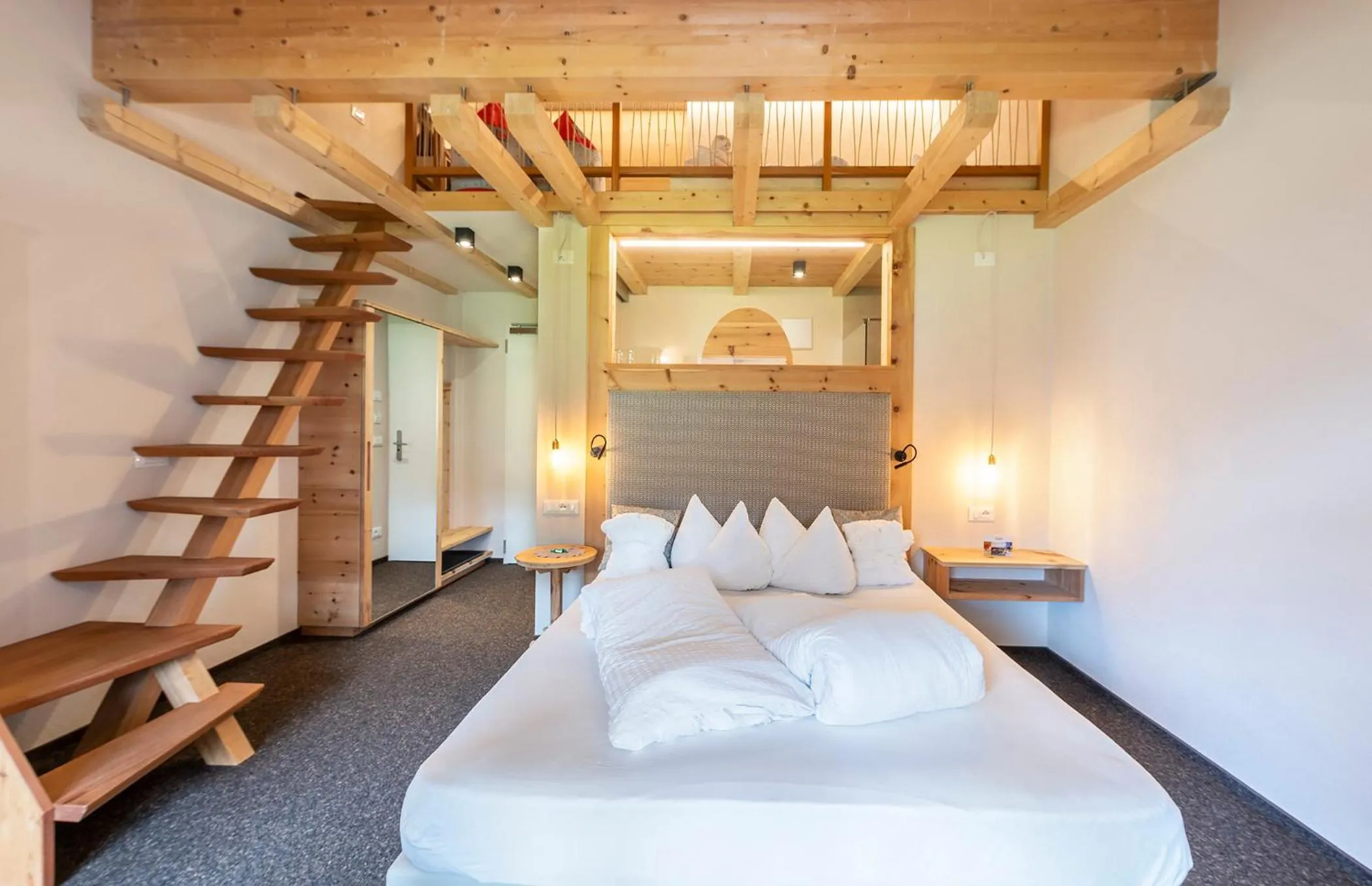 Bed in Berghotel Jochgrimm - Your Dolomites Home