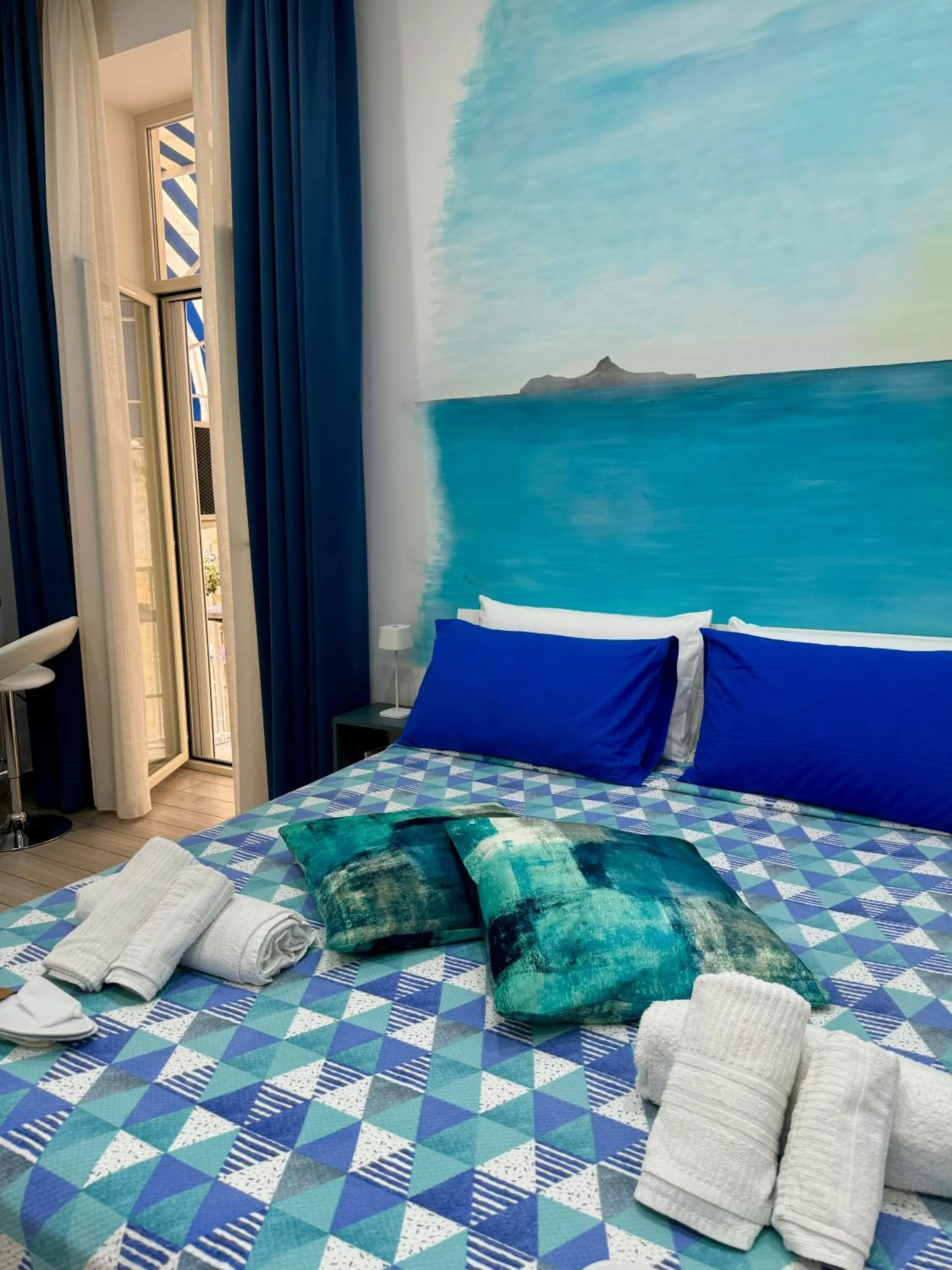 Bedroom, Bed in Napoli Museo bed and breakfast