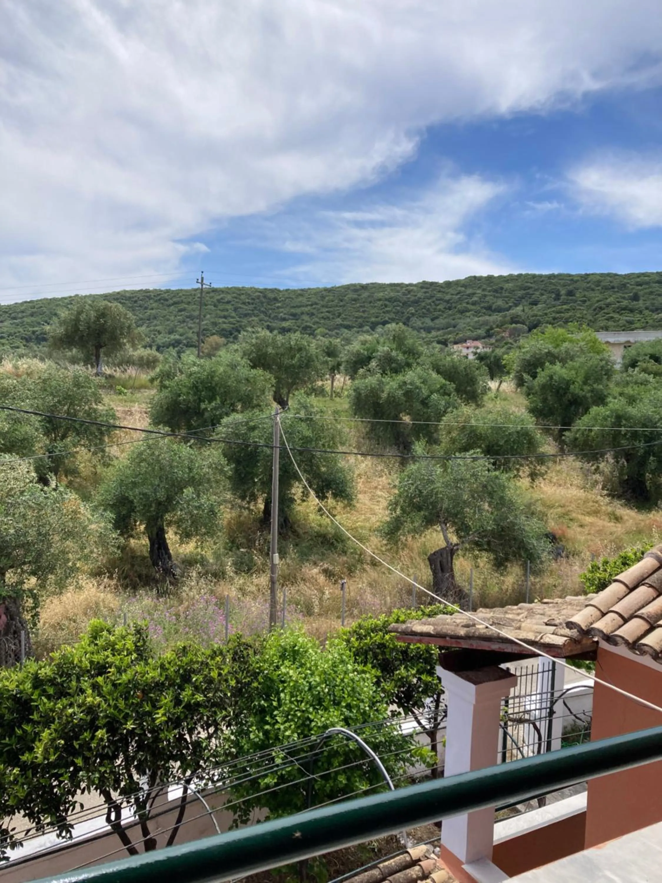 Mountain view in Villa Corfiota Moraitika Beach