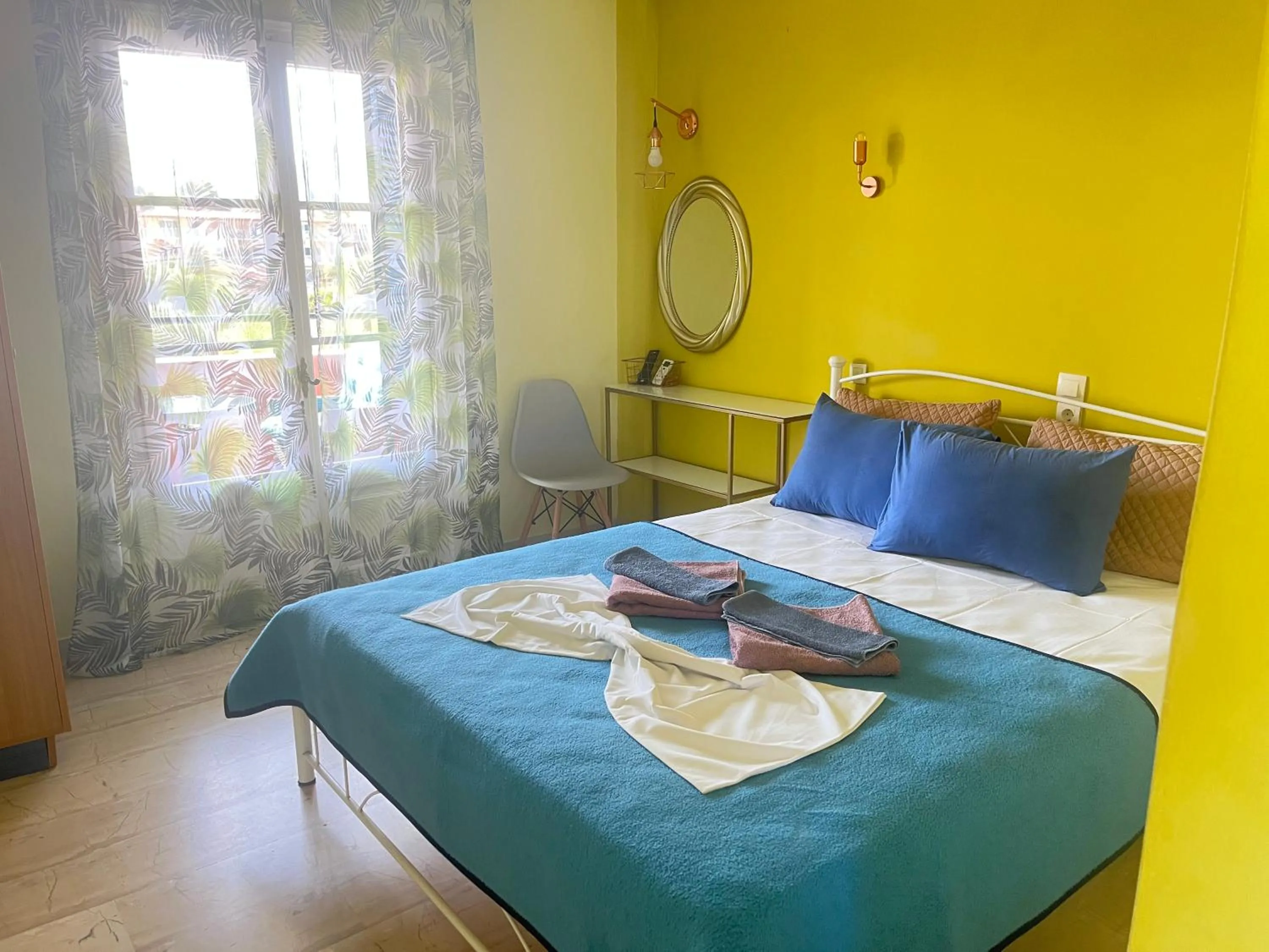 Bed in Villa Corfiota Moraitika Beach