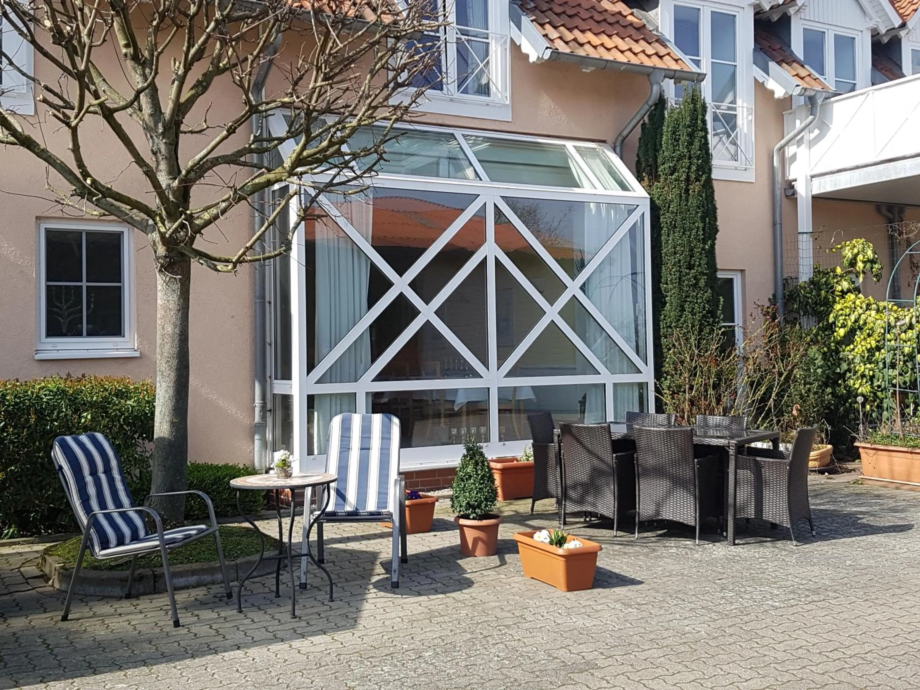 Patio in Hotel Fasanengarten