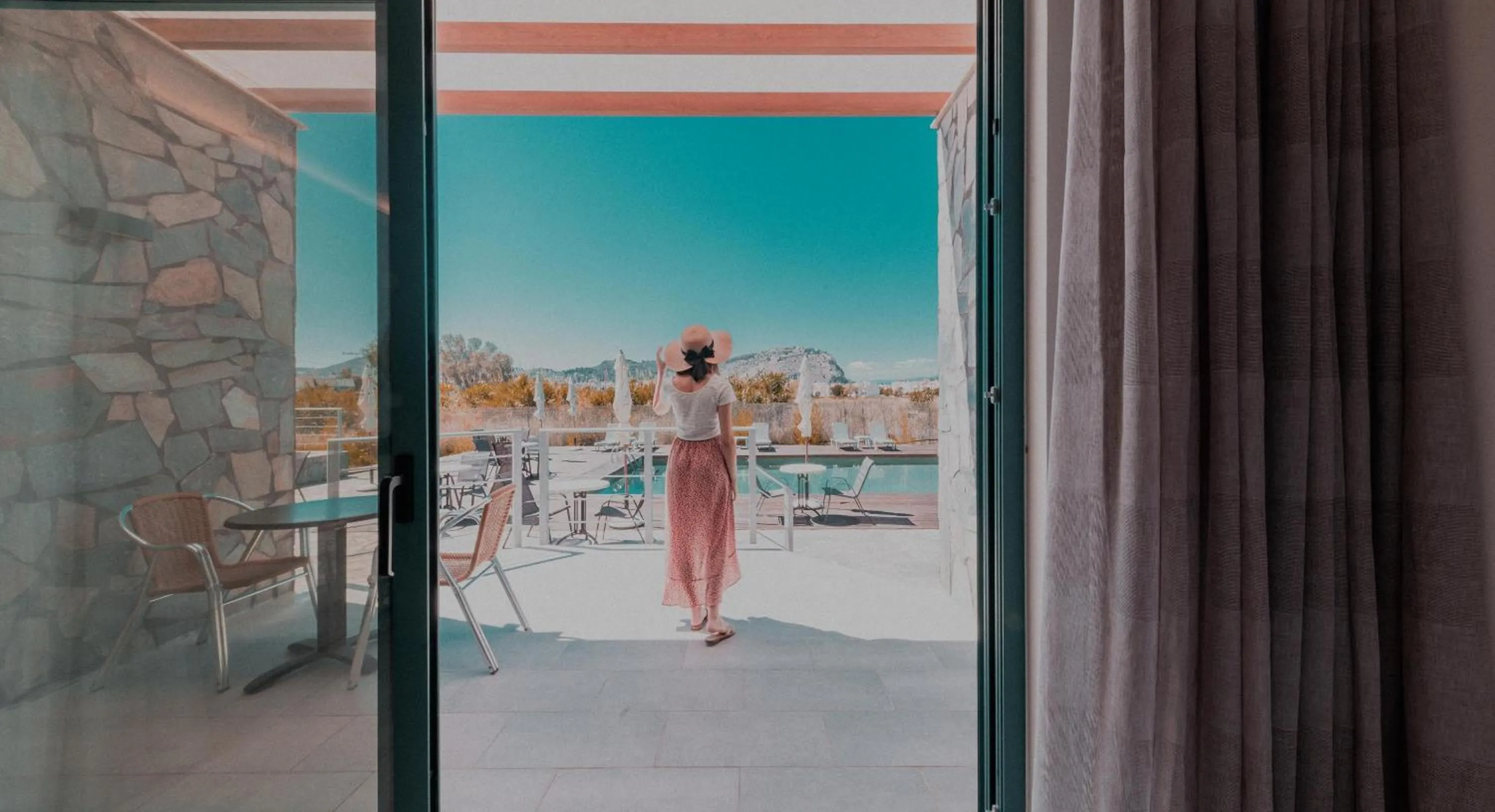 Patio in Palacio del Sol Luxury Apartments