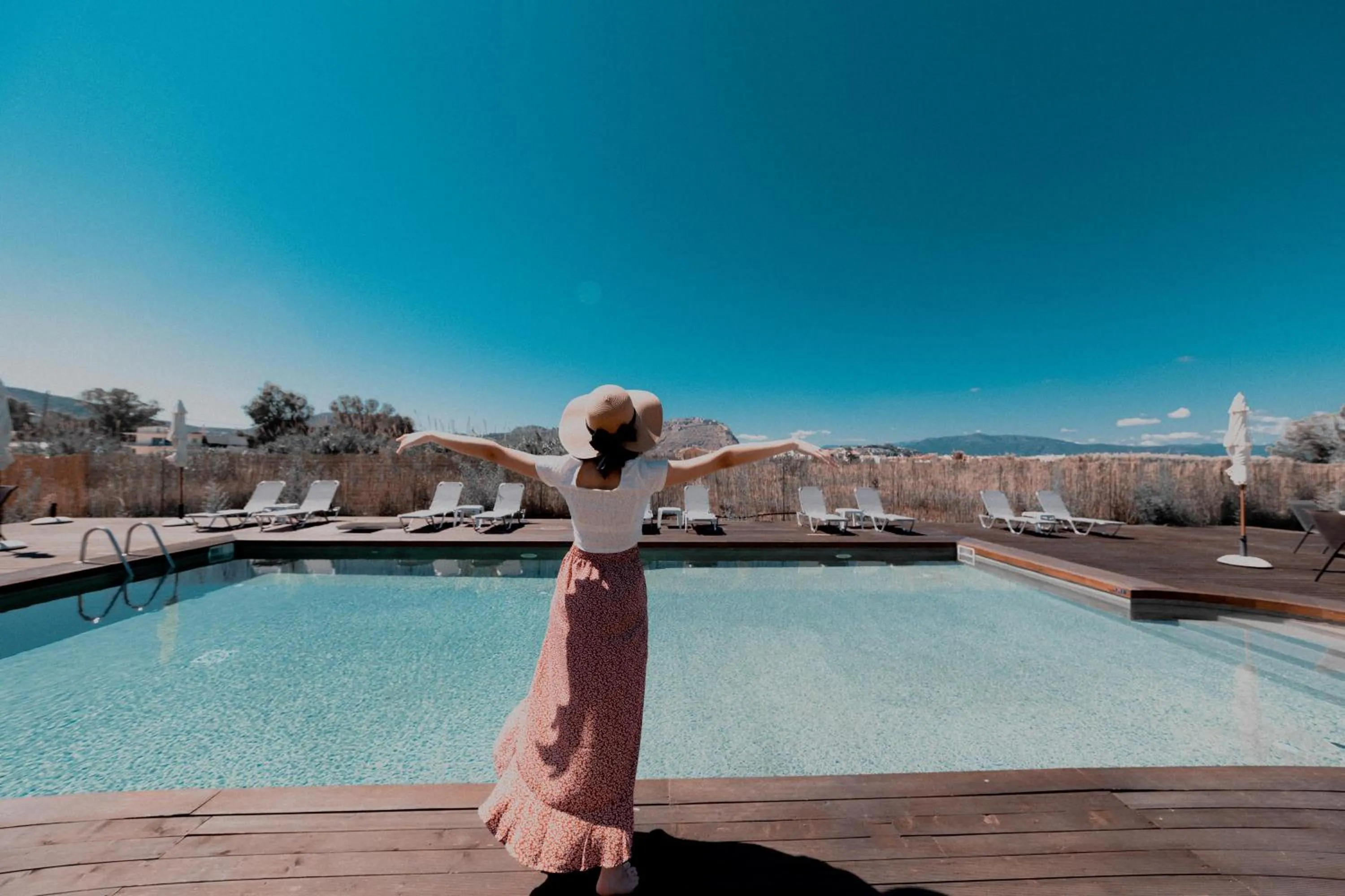 Swimming pool in Palacio del Sol Luxury Apartments